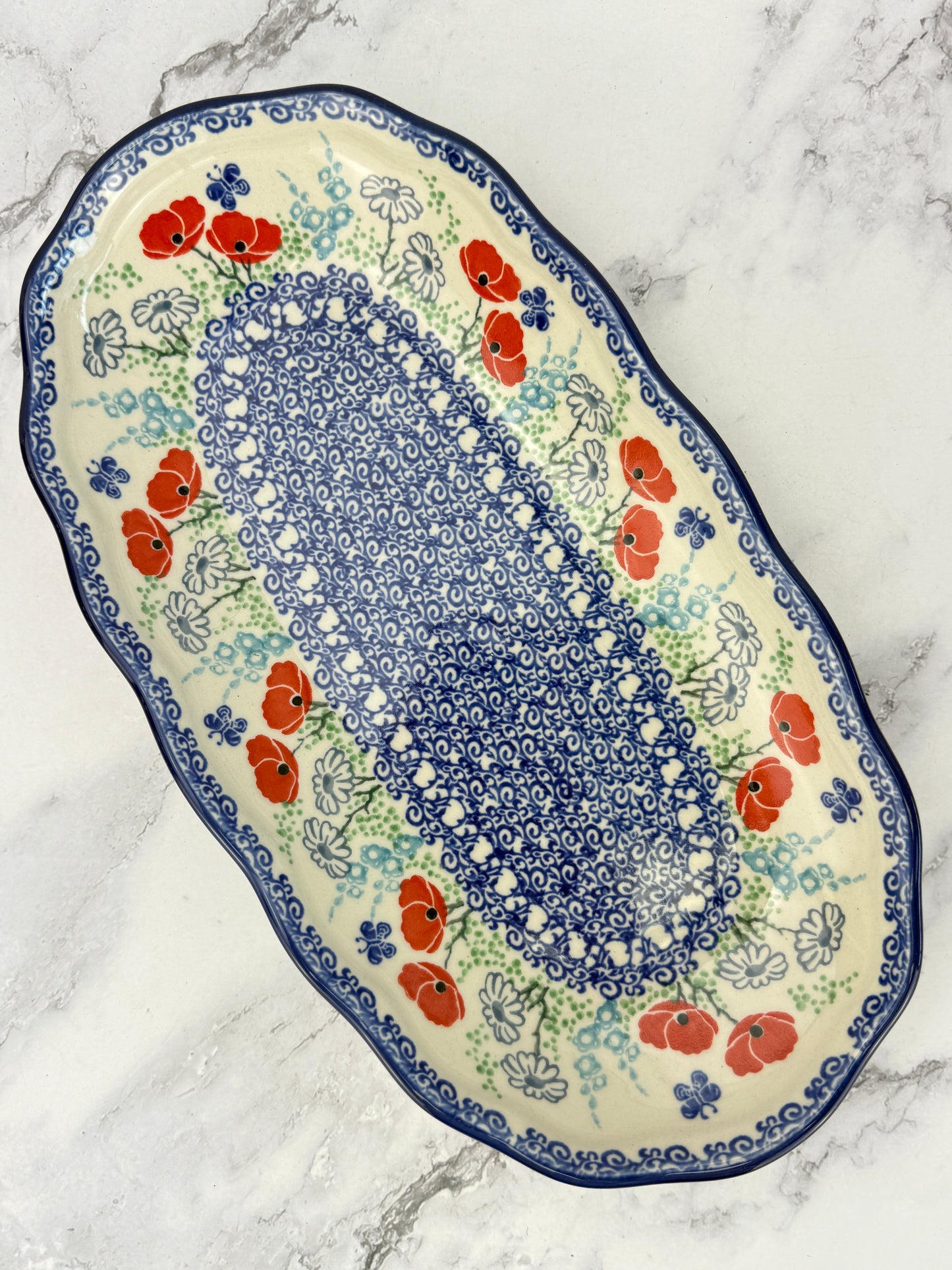 Scalloped Tray - Shape A42 - Pattern 2901