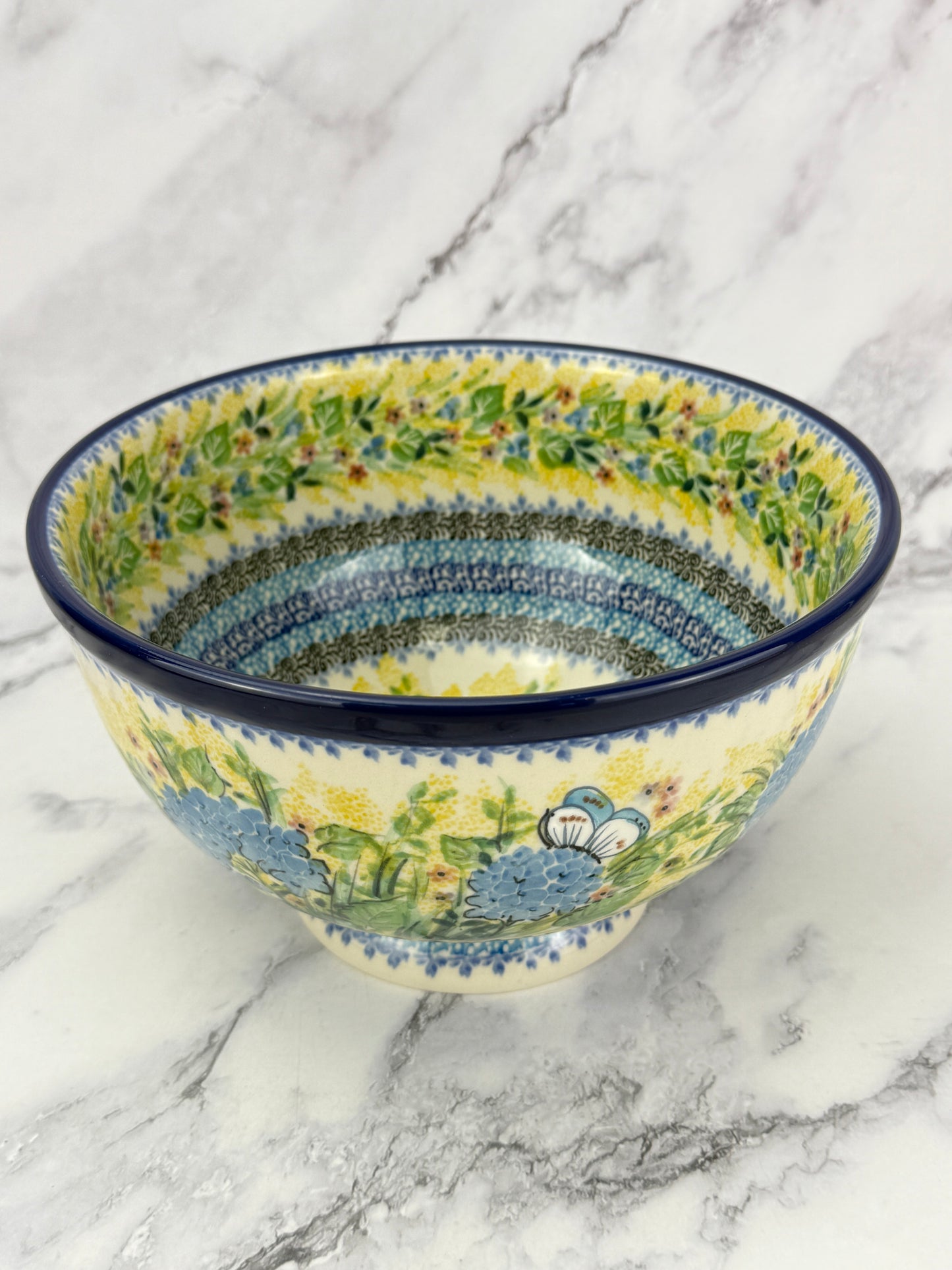Unikat Pedestal Serving Bowl - Shape A14 - Pattern U5048