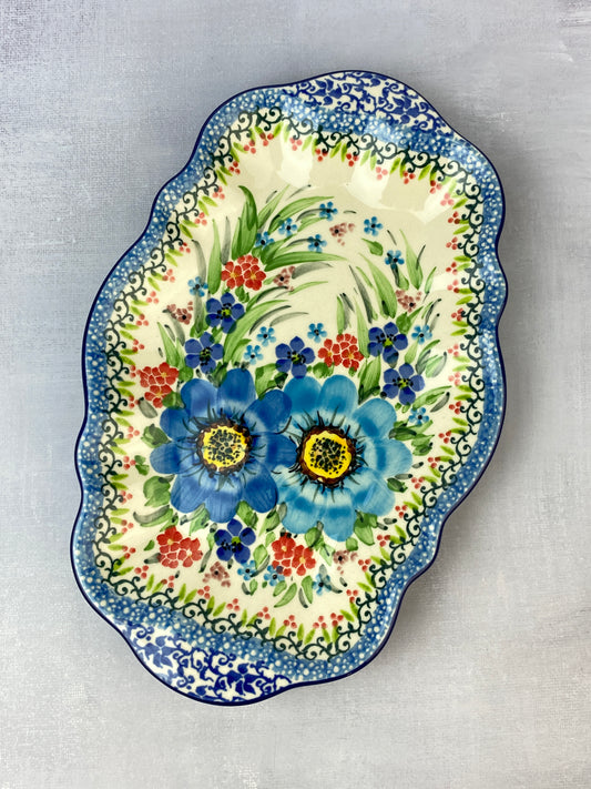 Small Wavy Unikat Platter - Shape 785 - Pattern U5157