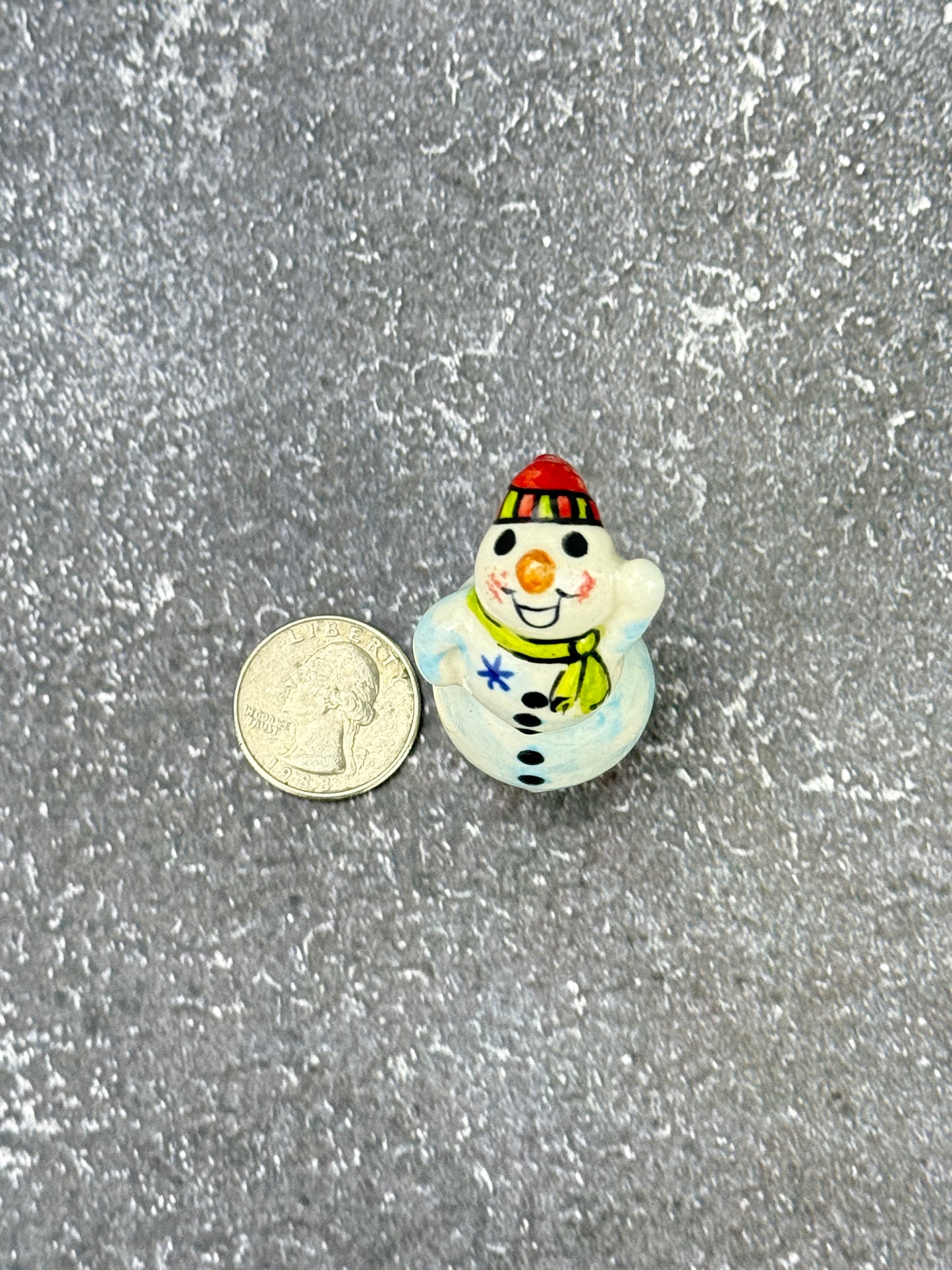 Vena Mini Snowman Figurine - Shape V682