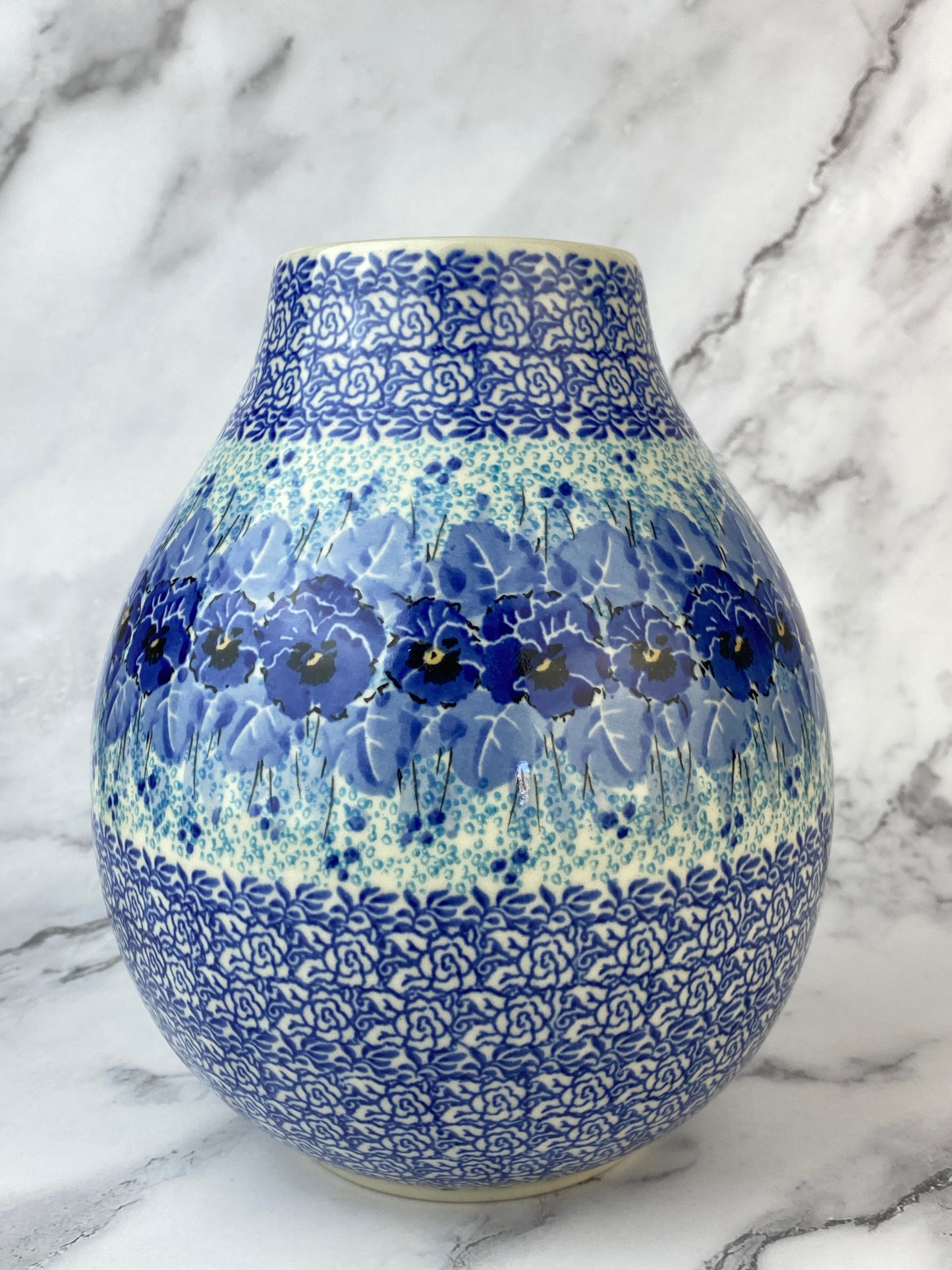 Round Unikat Vase - Shape F15 - Pattern U3639