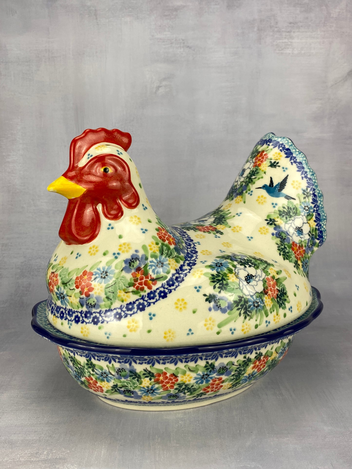 Unikat Covered Chicken - Shape D43 - Pattern U5155