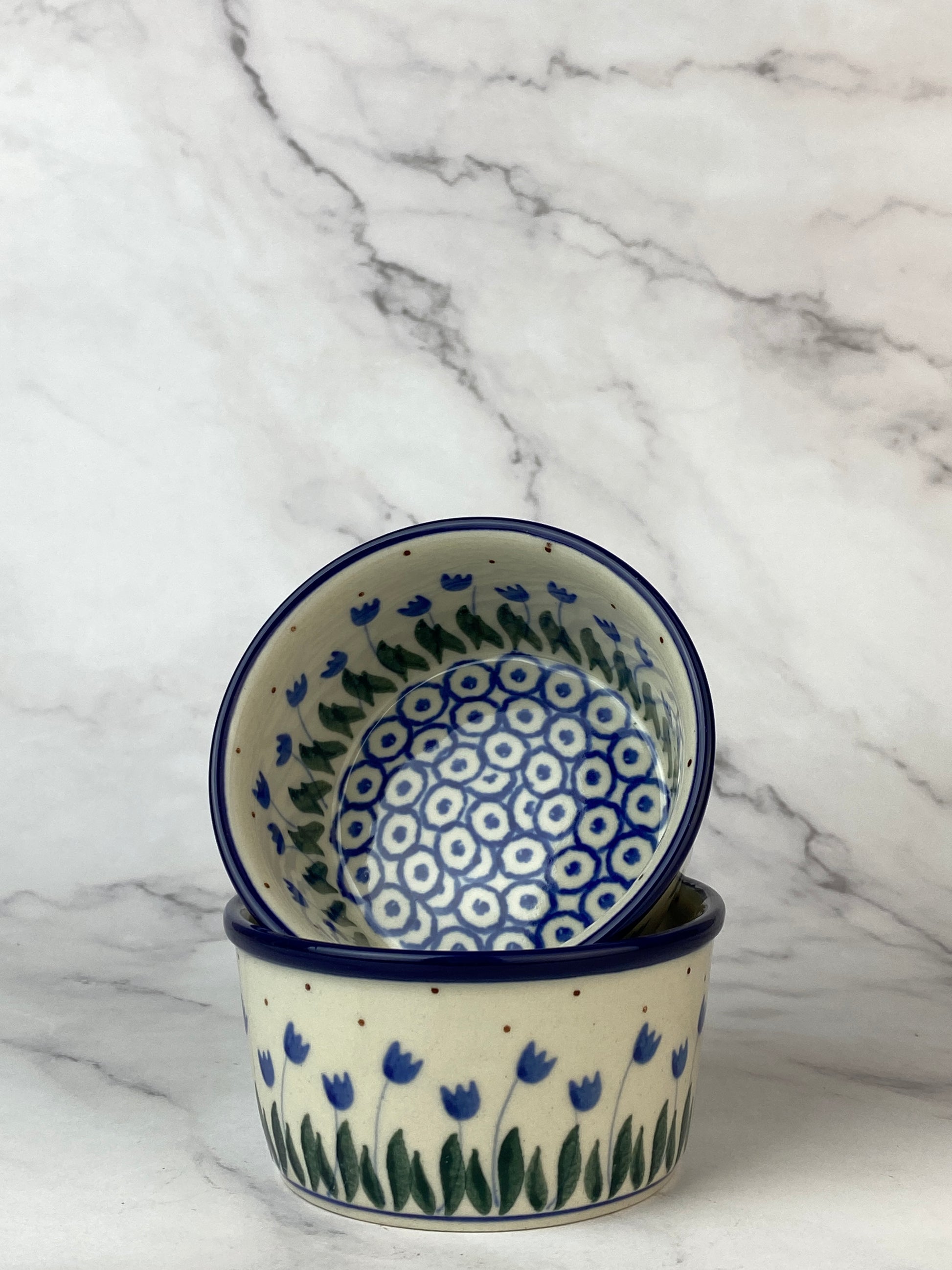 Ramekin - Shape 409 - Pattern 490A – Polish Pottery Westlake