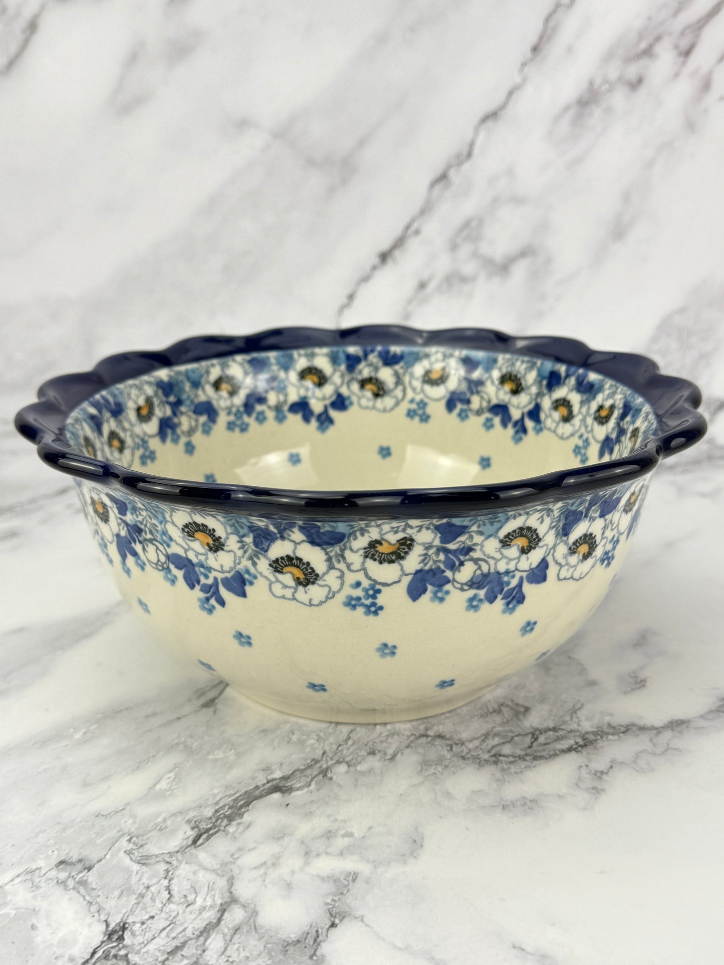 Large Ruffled Bowl - Shape 628 - Pattern 2222