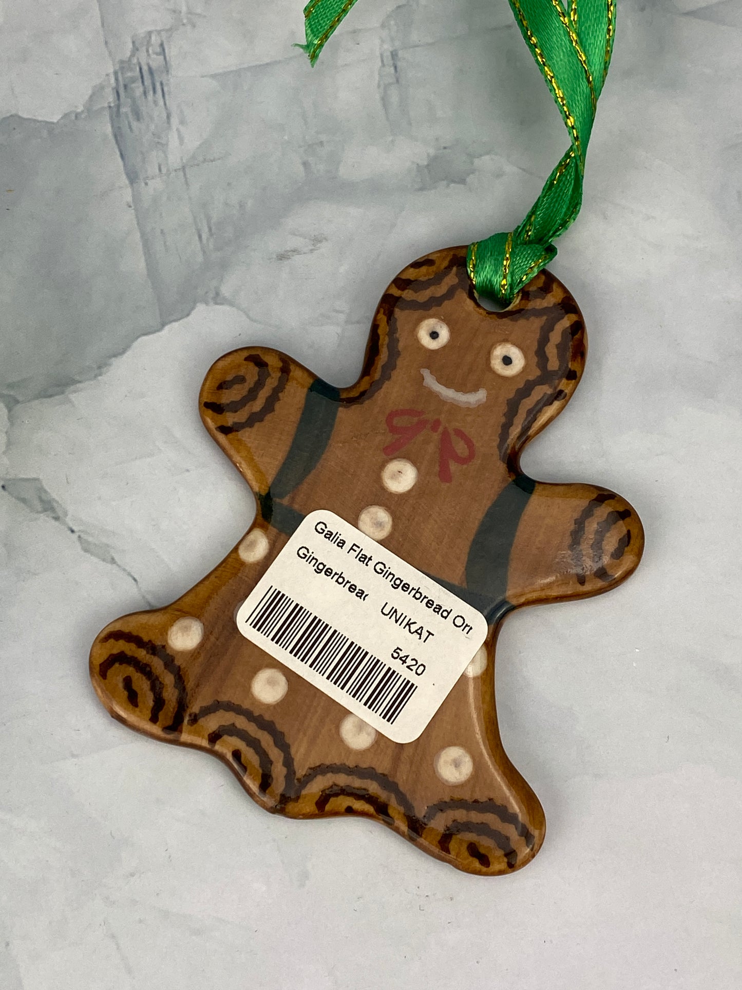 Galia Gingerbread Ornament - Suspenders