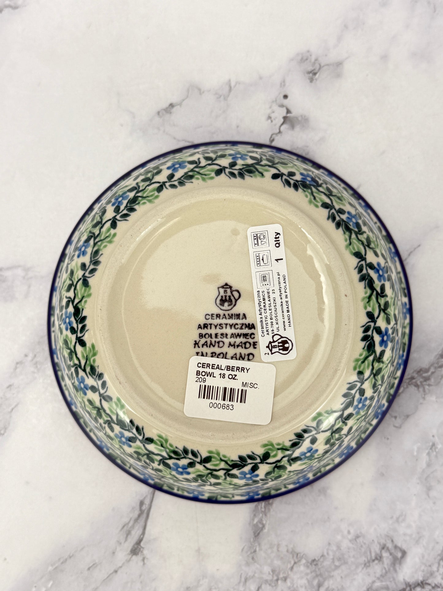 Cereal / Berry Bowl - Shape 209 - Pattern 2349