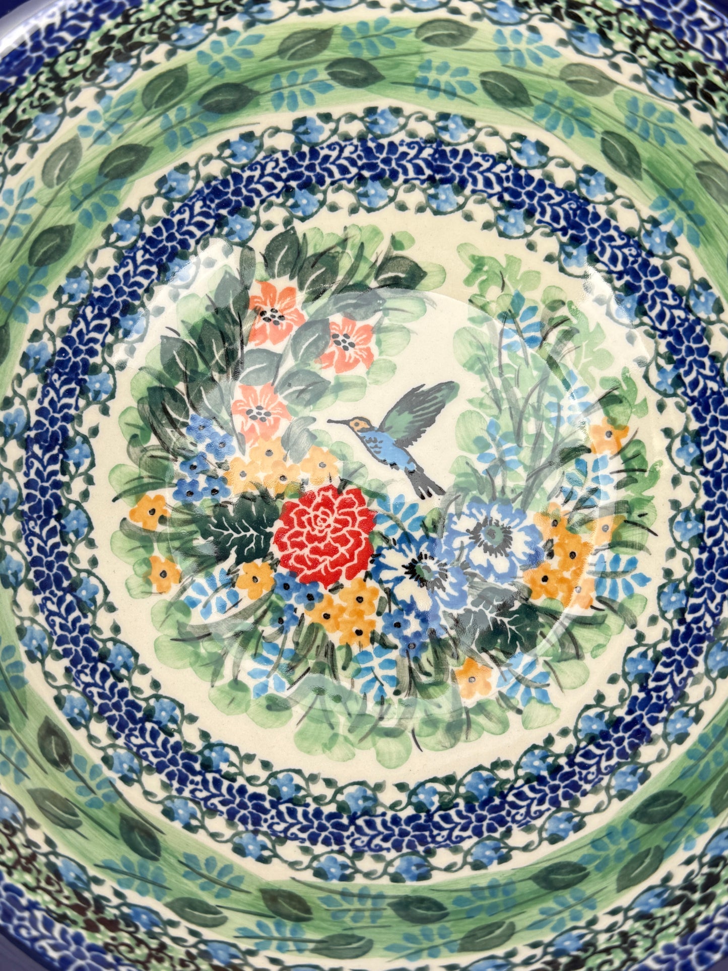 Large Unikat Ruffled Bowl - Shape 628 - Pattern U3271