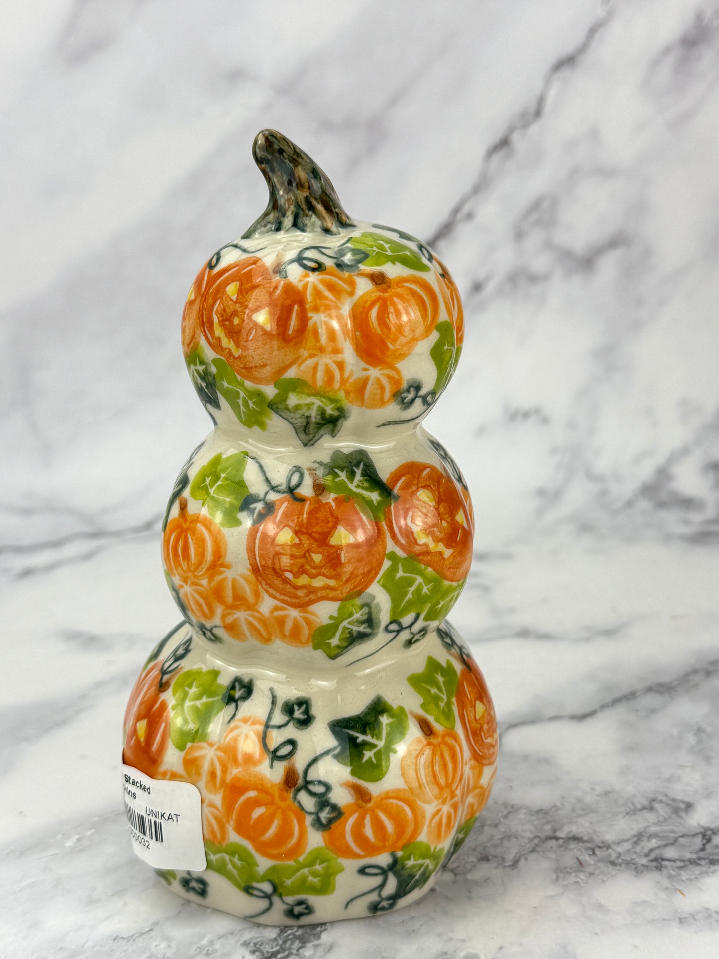 Vena Stacked Pumpkin Votive - Pumpkin Patch