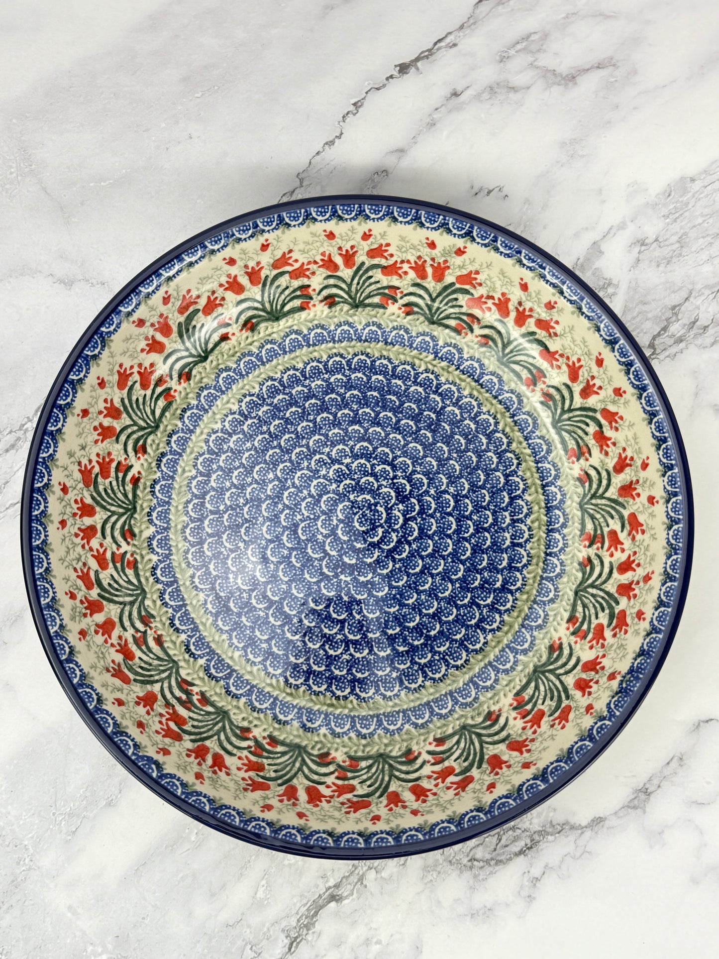 Pasta Server / Wide Shallow Bowl - Shape 115 - Pattern 1437