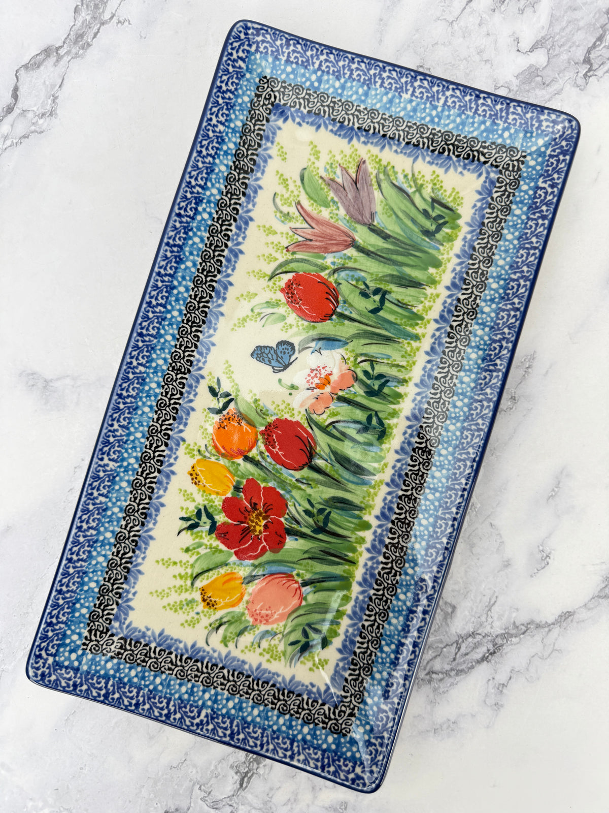 Rectangular Unikat Tray - Shape C26 - Pattern U5314