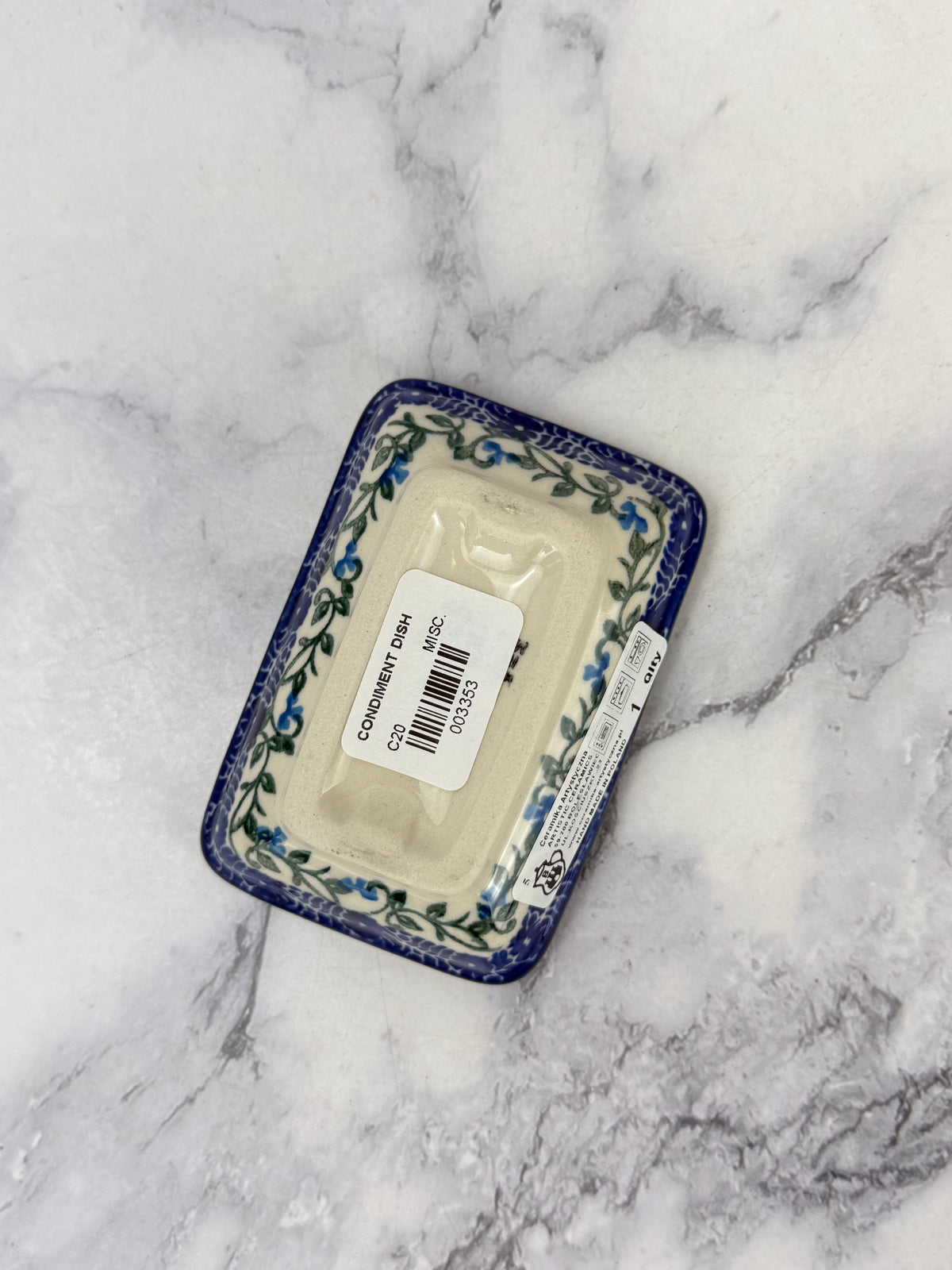 Rectangular Dish - Shape C20 - Pattern 1932