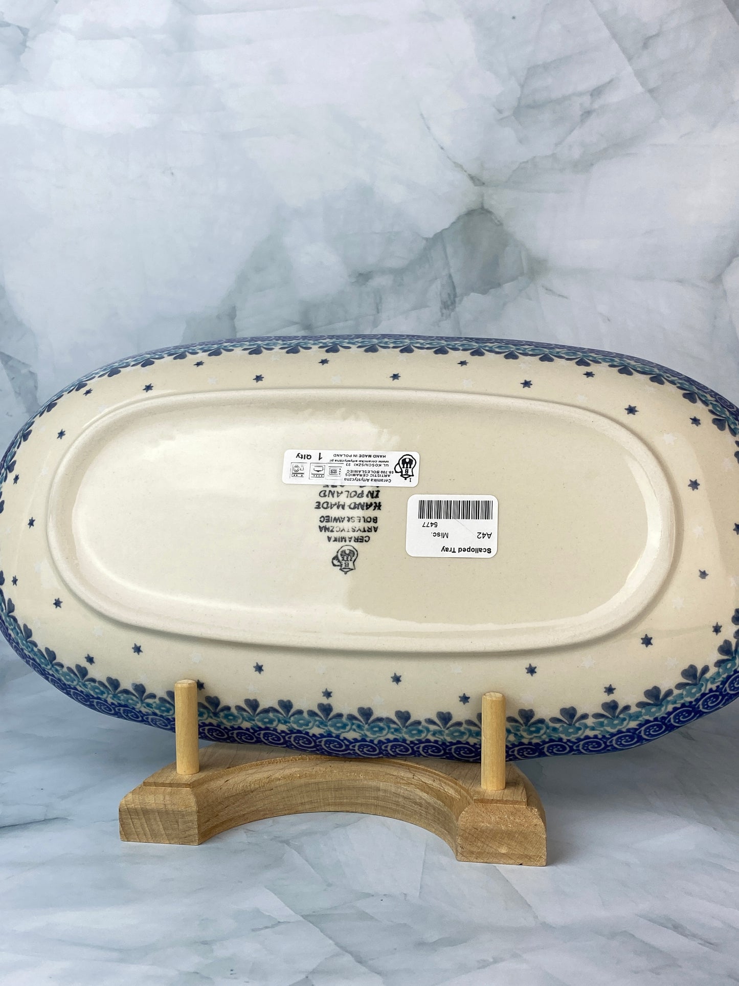 Scalloped Tray - Shape A42 - Pattern 2793