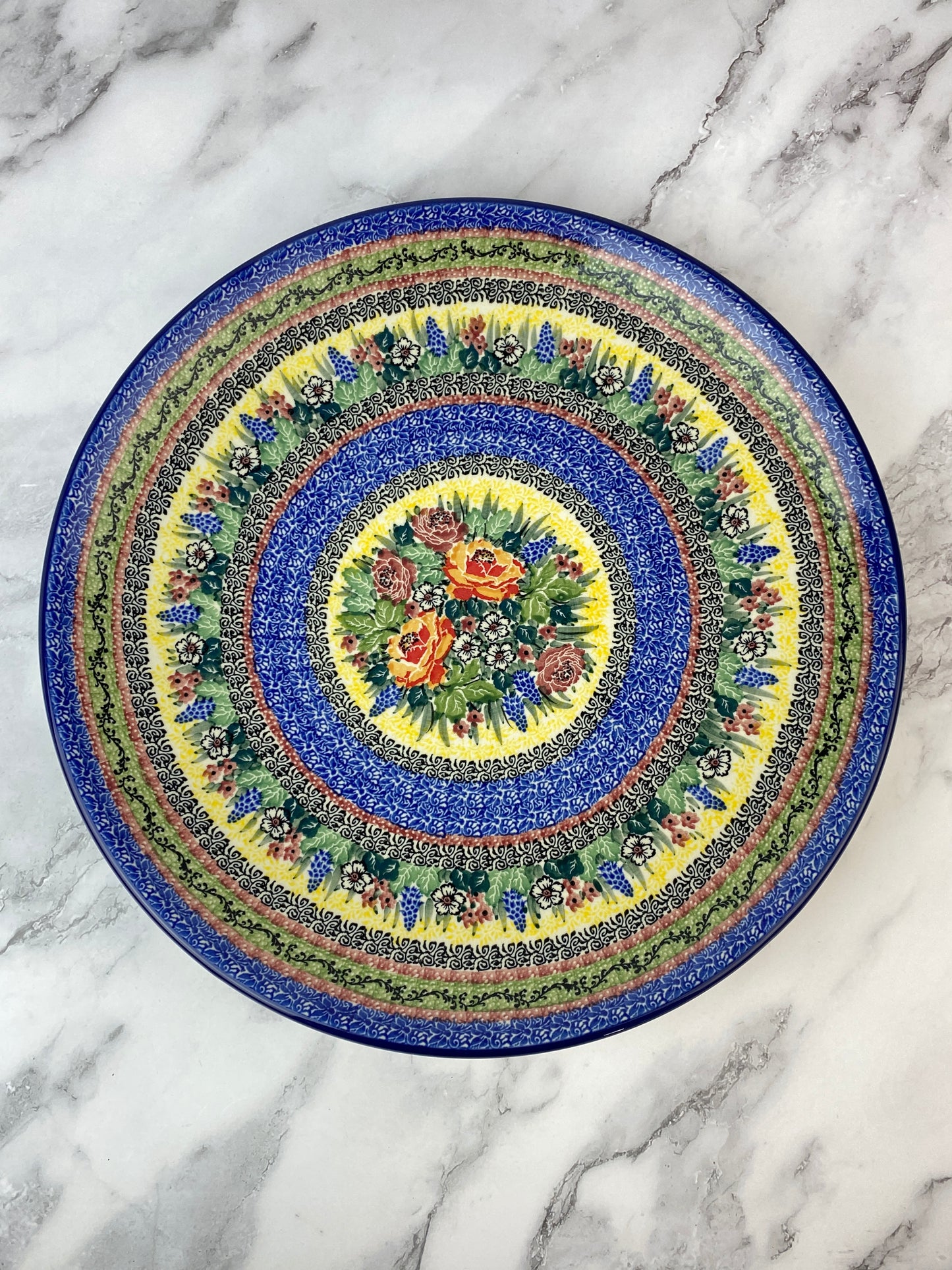 14" Round Unikat Platter - Shape 265 - Pattern U4288