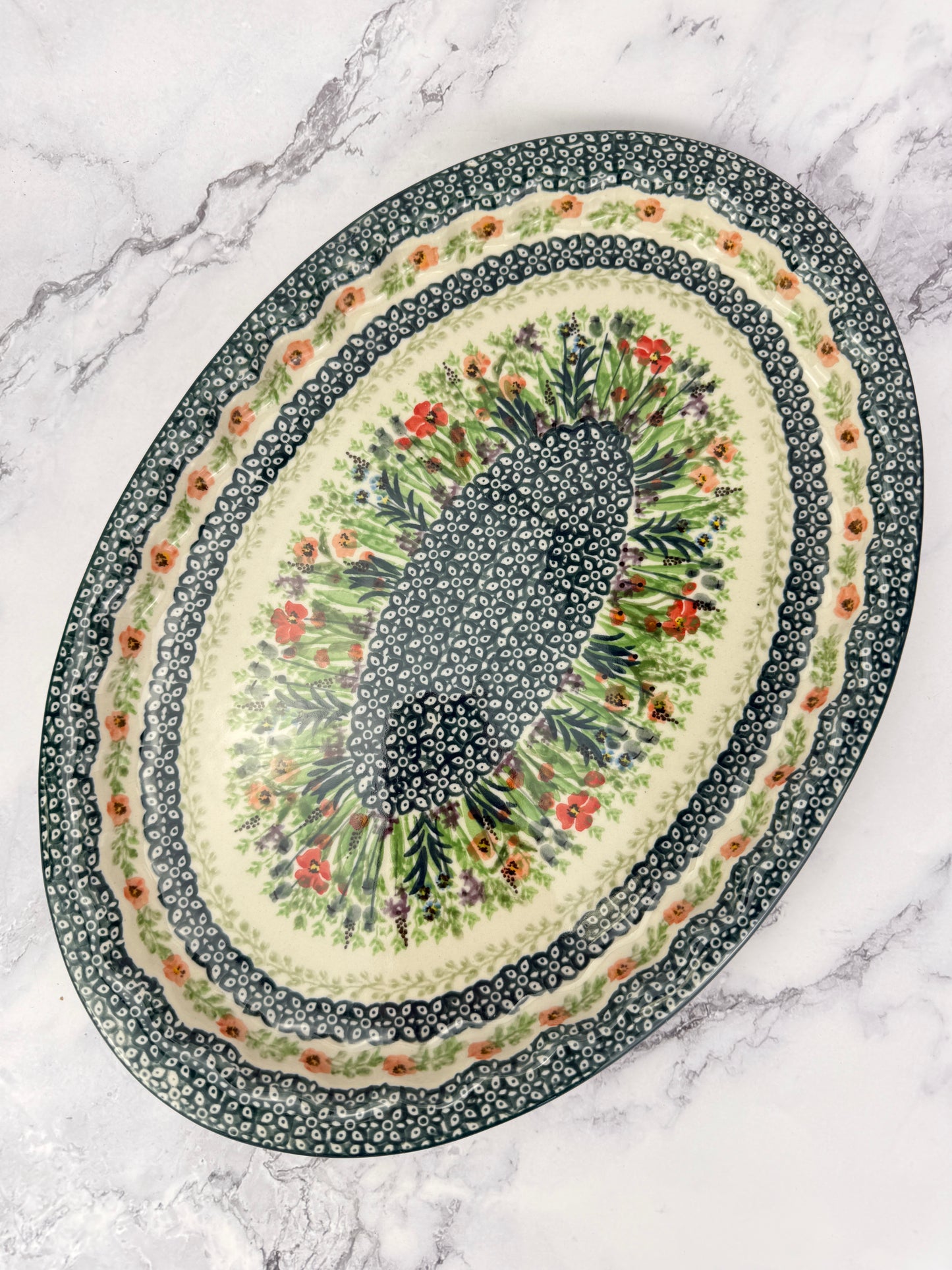 Unikat Oval Platter - Shape 614 - Pattern U4335