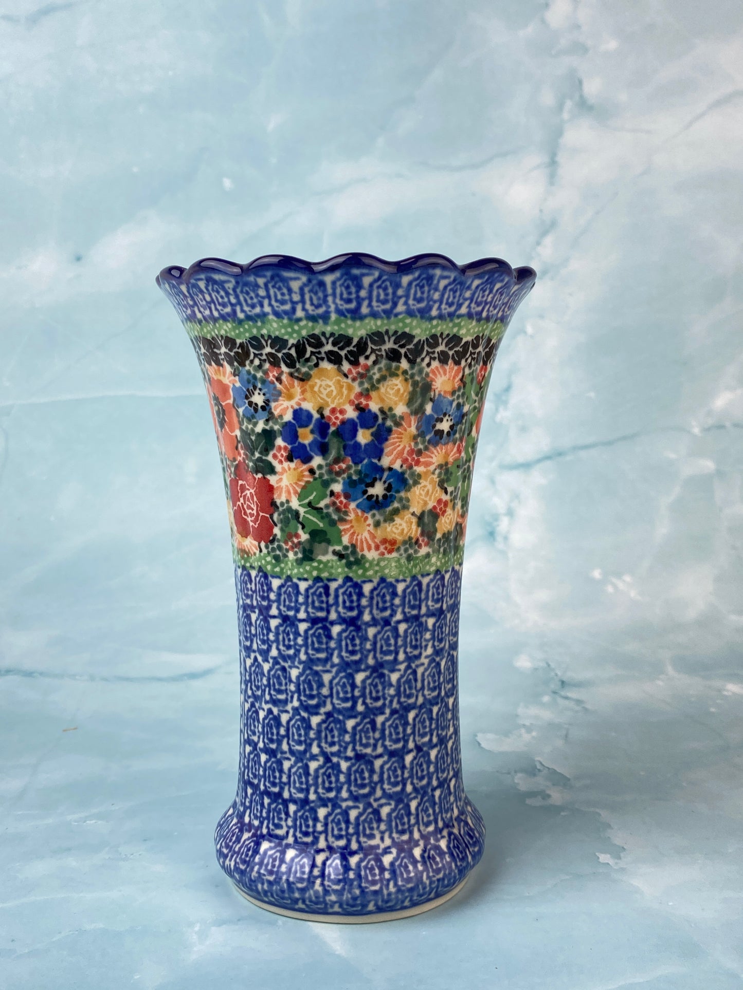 Ruffled Unikat Vase - Shape 50 - Pattern U4011