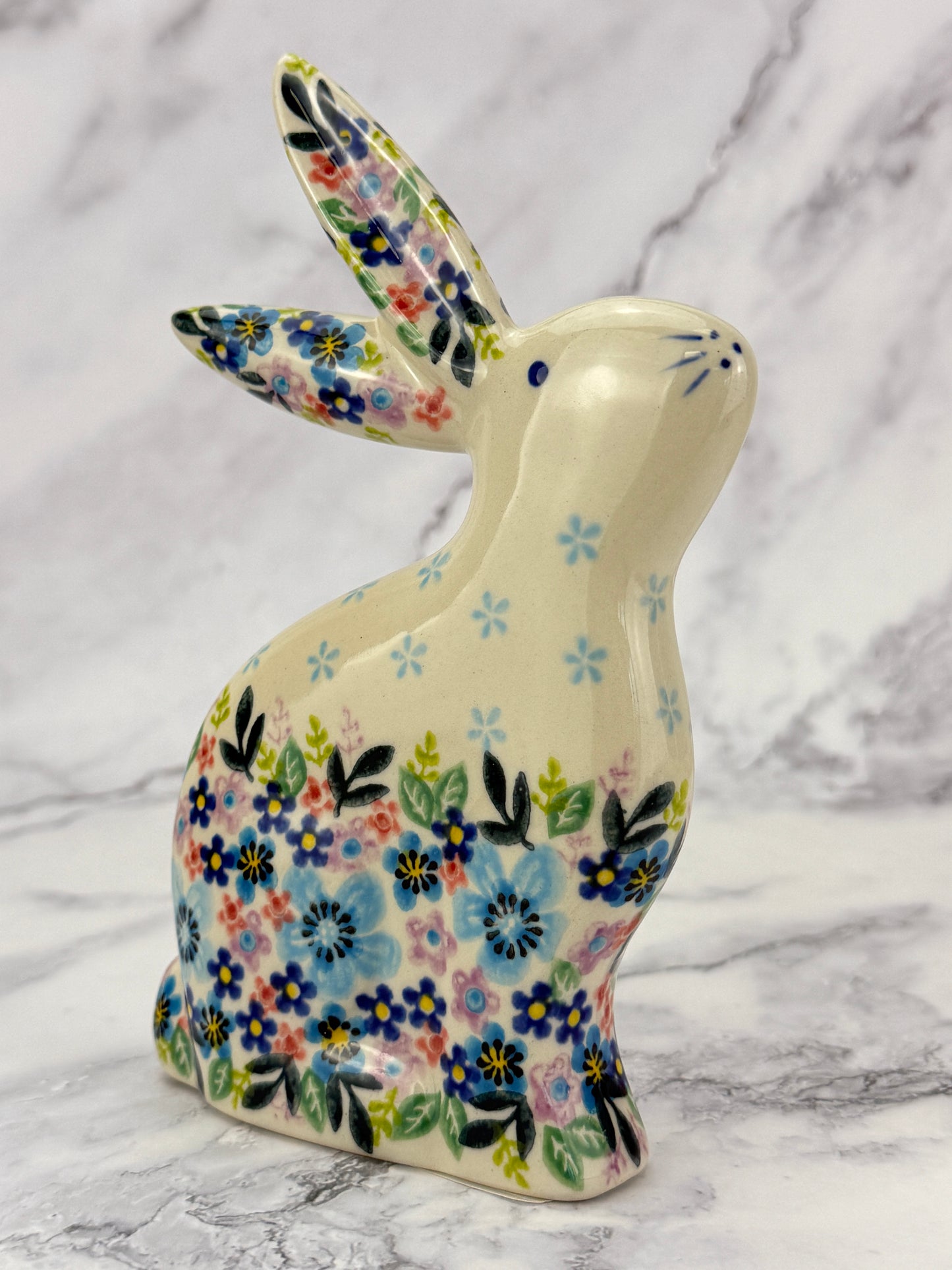 Tall Vena Bunny - Shape V613 - Blue Bunny