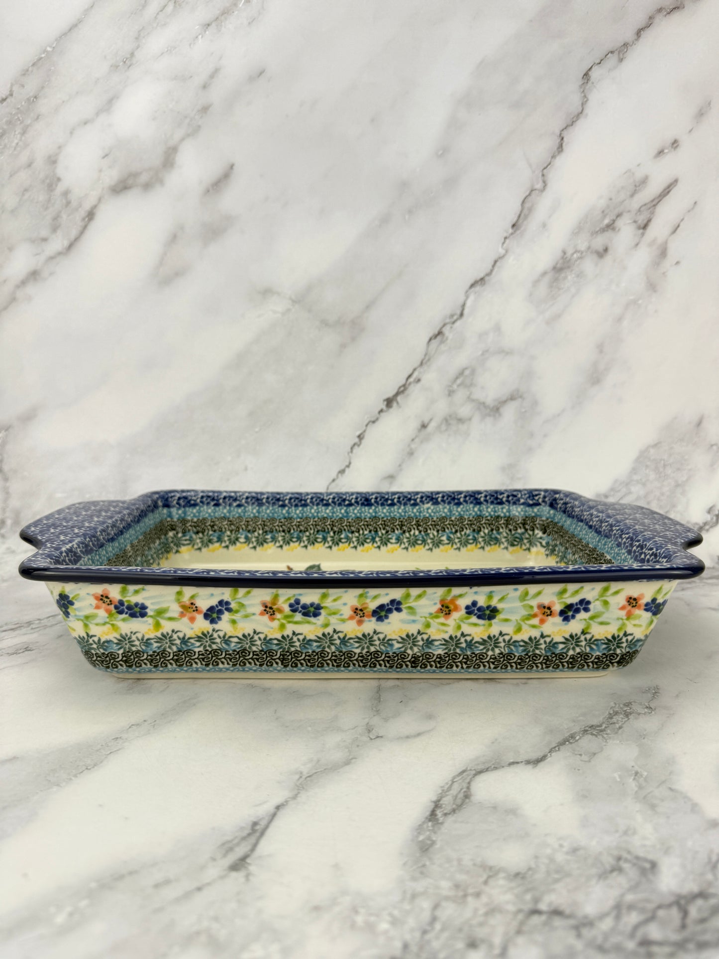 Unikat Rectangular Baker With Handles - Shape A59 - Pattern U5098