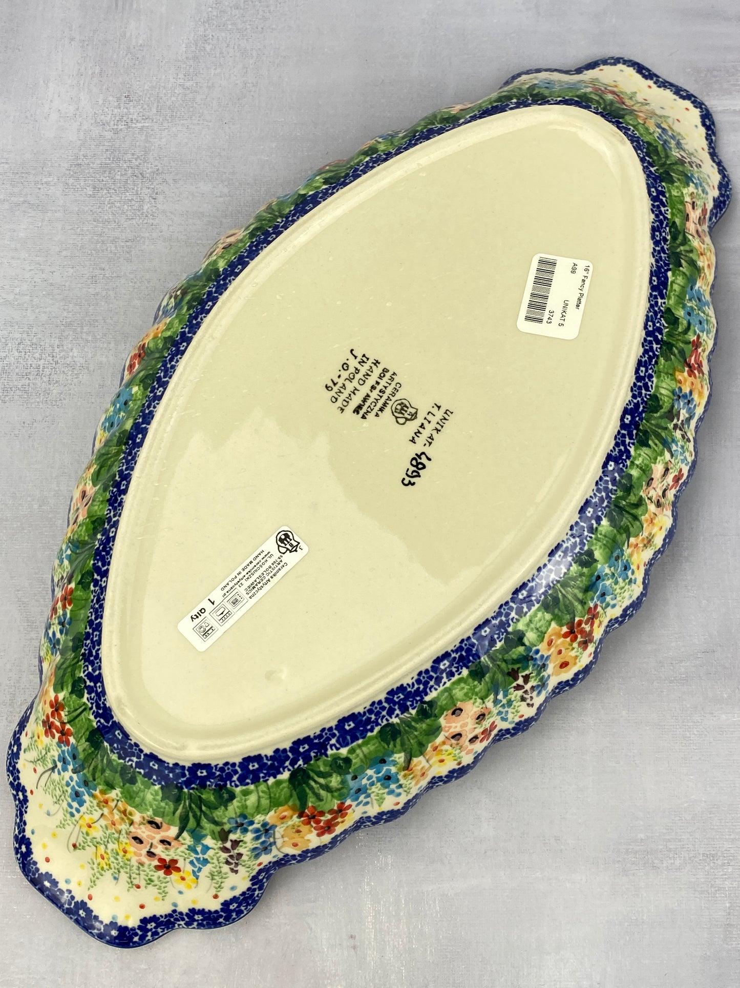 Fancy Unikat Platter - Shape A99 - Pattern U4893