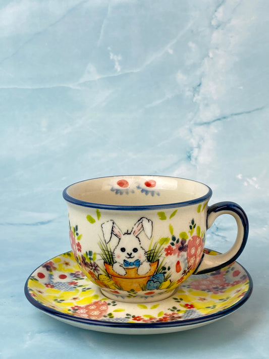 Limited Edition Bunny Cup and Saucer