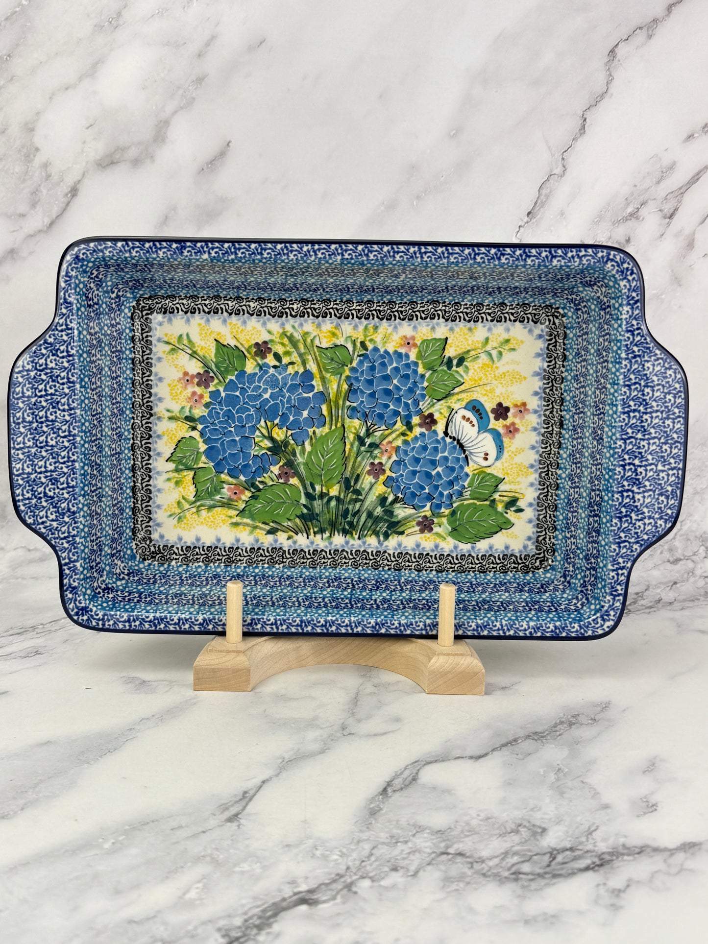 Unikat Rectangular Baker With Handles - Shape A59 - Pattern U5048