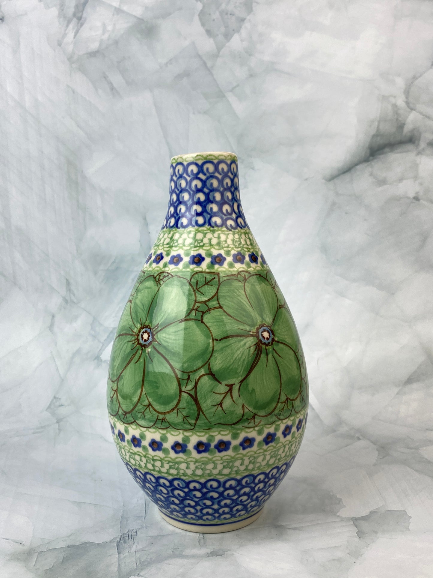 Large Single Stem Unikat Vase - Shape G19 - Pattern U408D