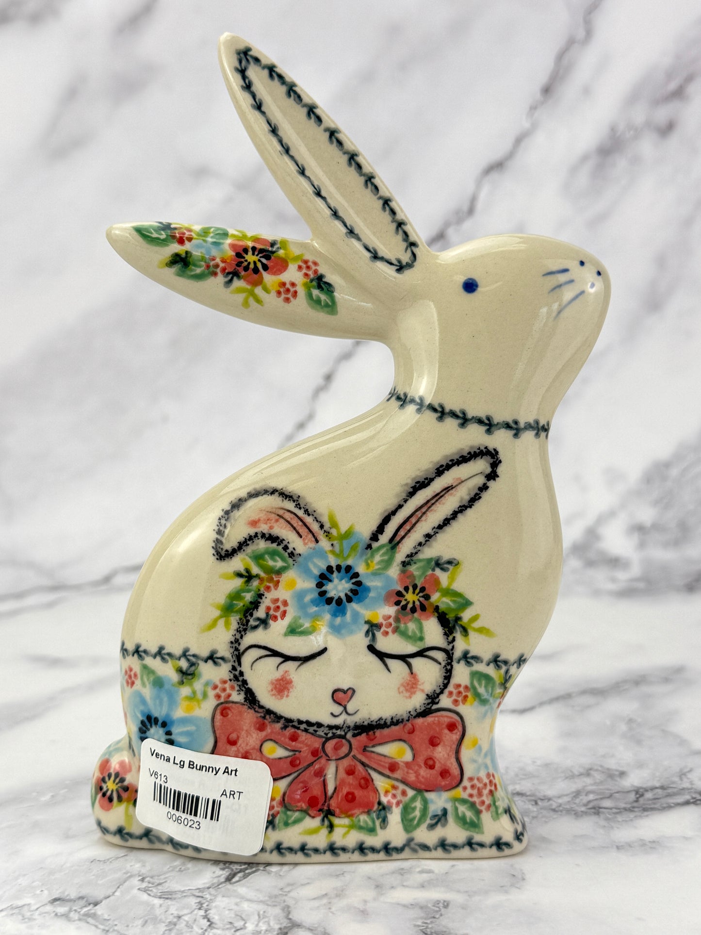 Tall Vena Bunny - Shape V613 - Pink Bunny