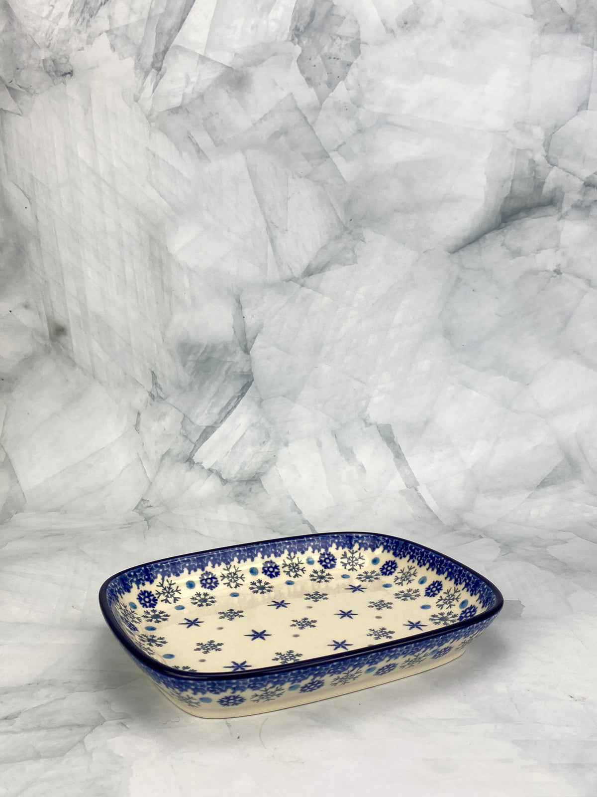 Dish Pattern Small Rectangular Dish - Shape 160 - Pattern 2974 – Polish Pottery Westlake