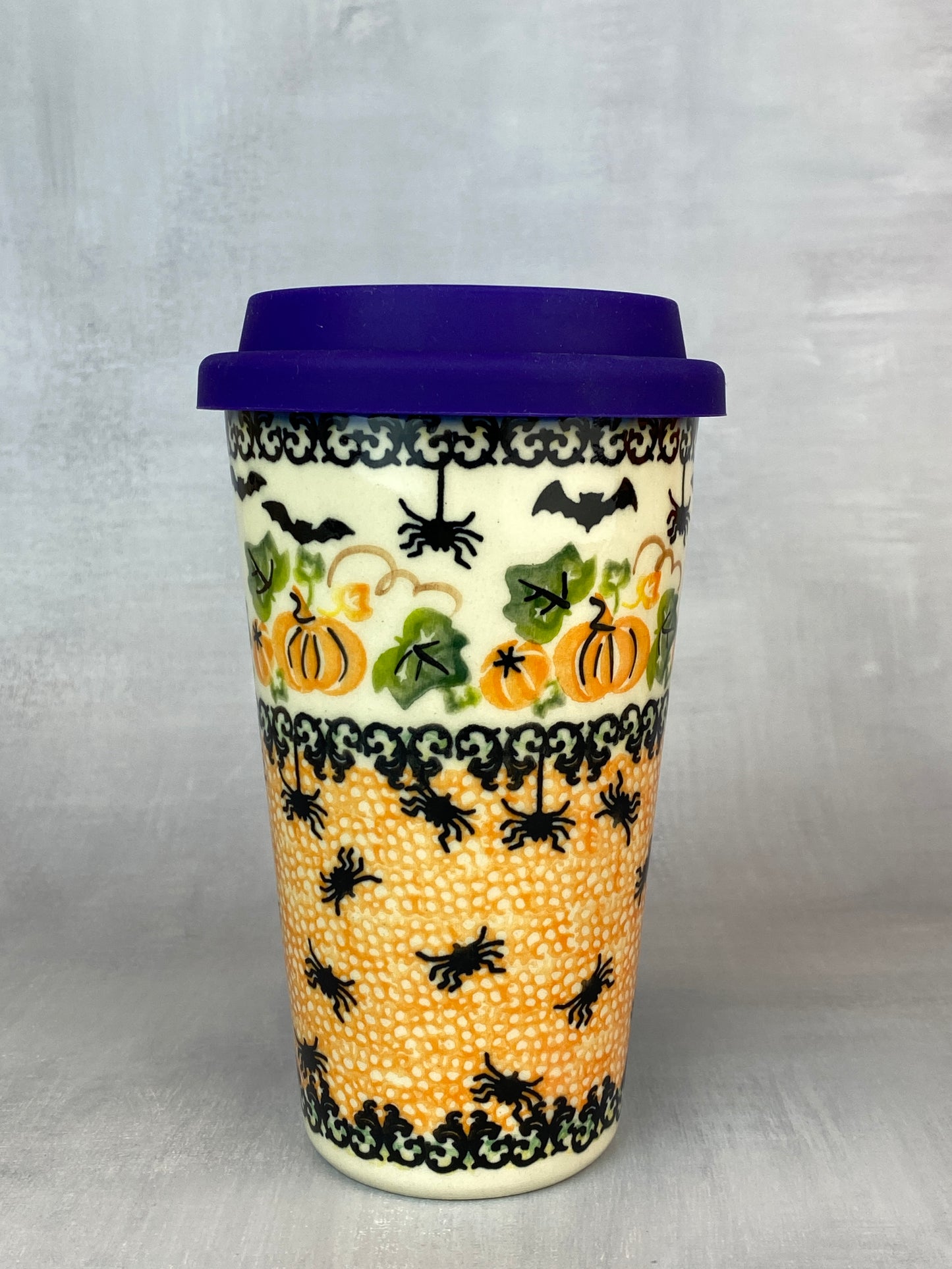 14oz Unikat Travel Mug - Shape V559 - Pumpkin Patch