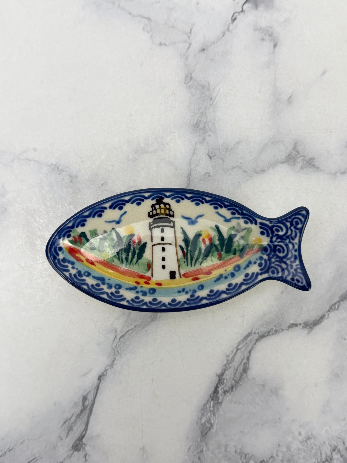 Mini Unikat Fish Dish - Shape E28 - Pattern U5241