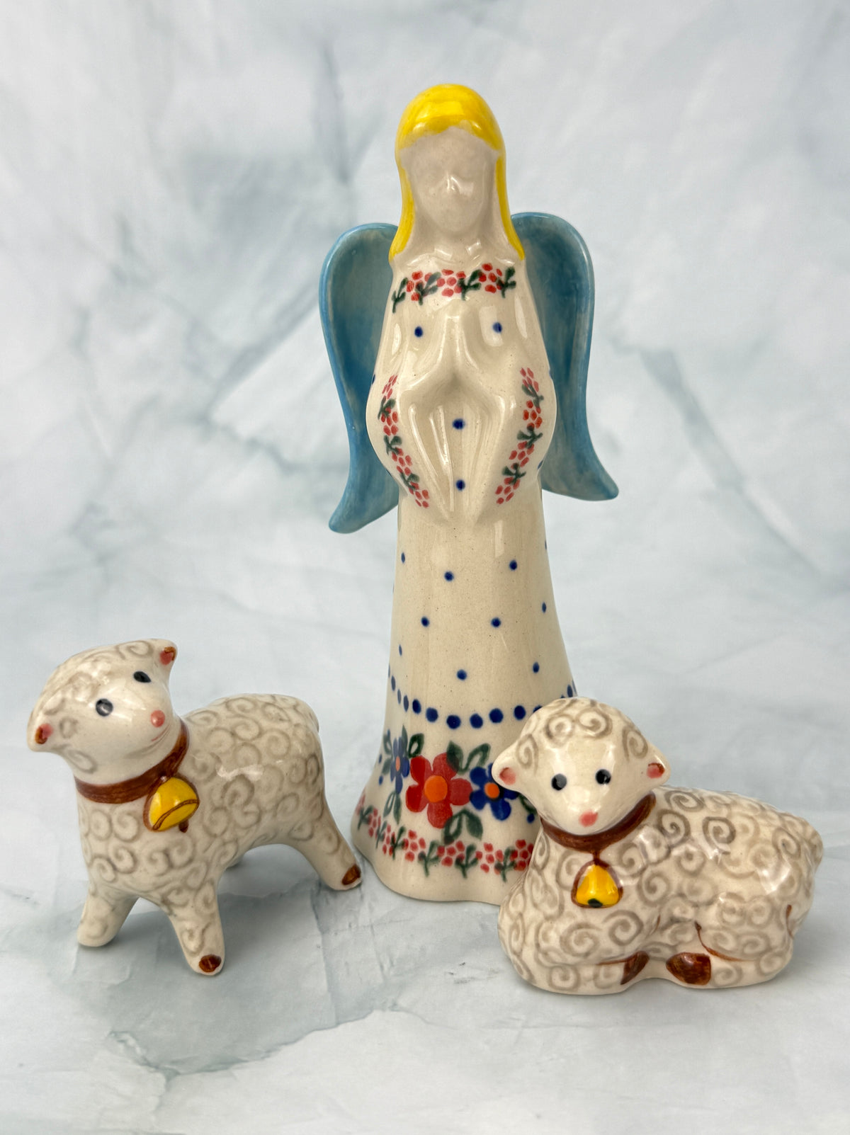 Nativity Set - Angel & Sheep