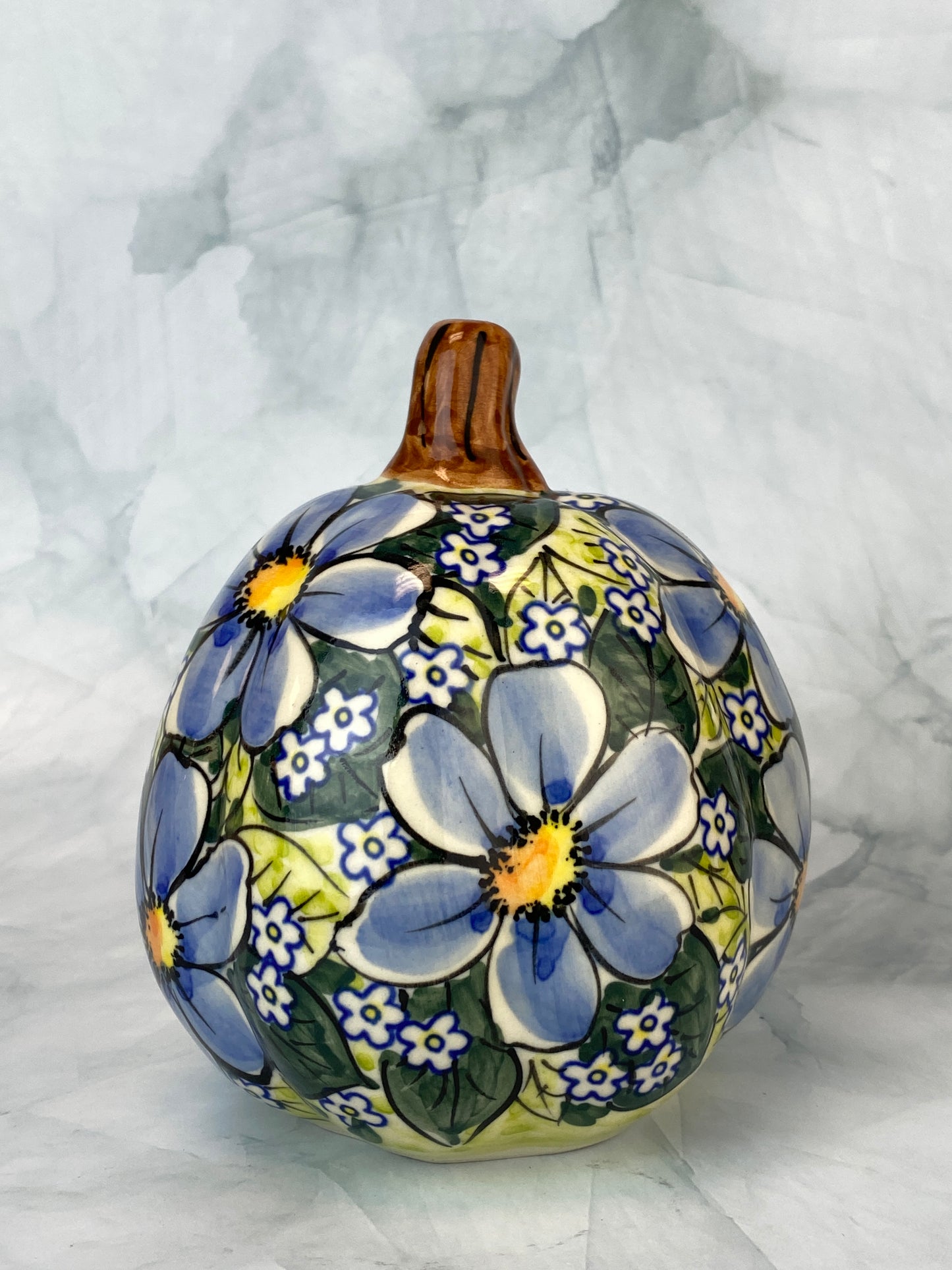 Vena Art Gourd - Blue Floral