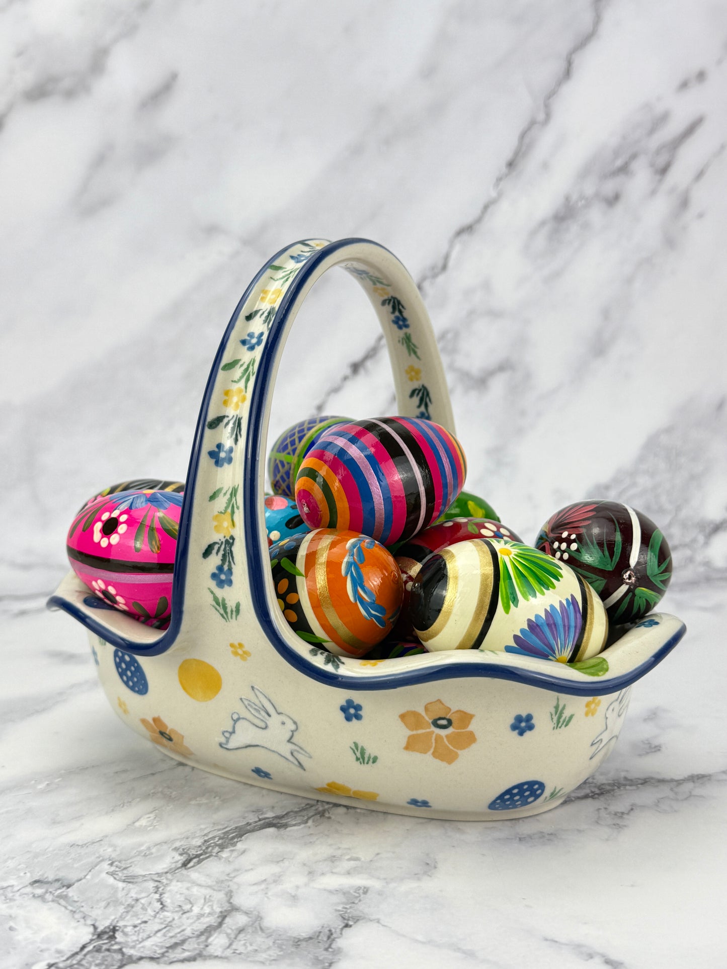 Basket with Handle - Shape A21 - Pattern 3348