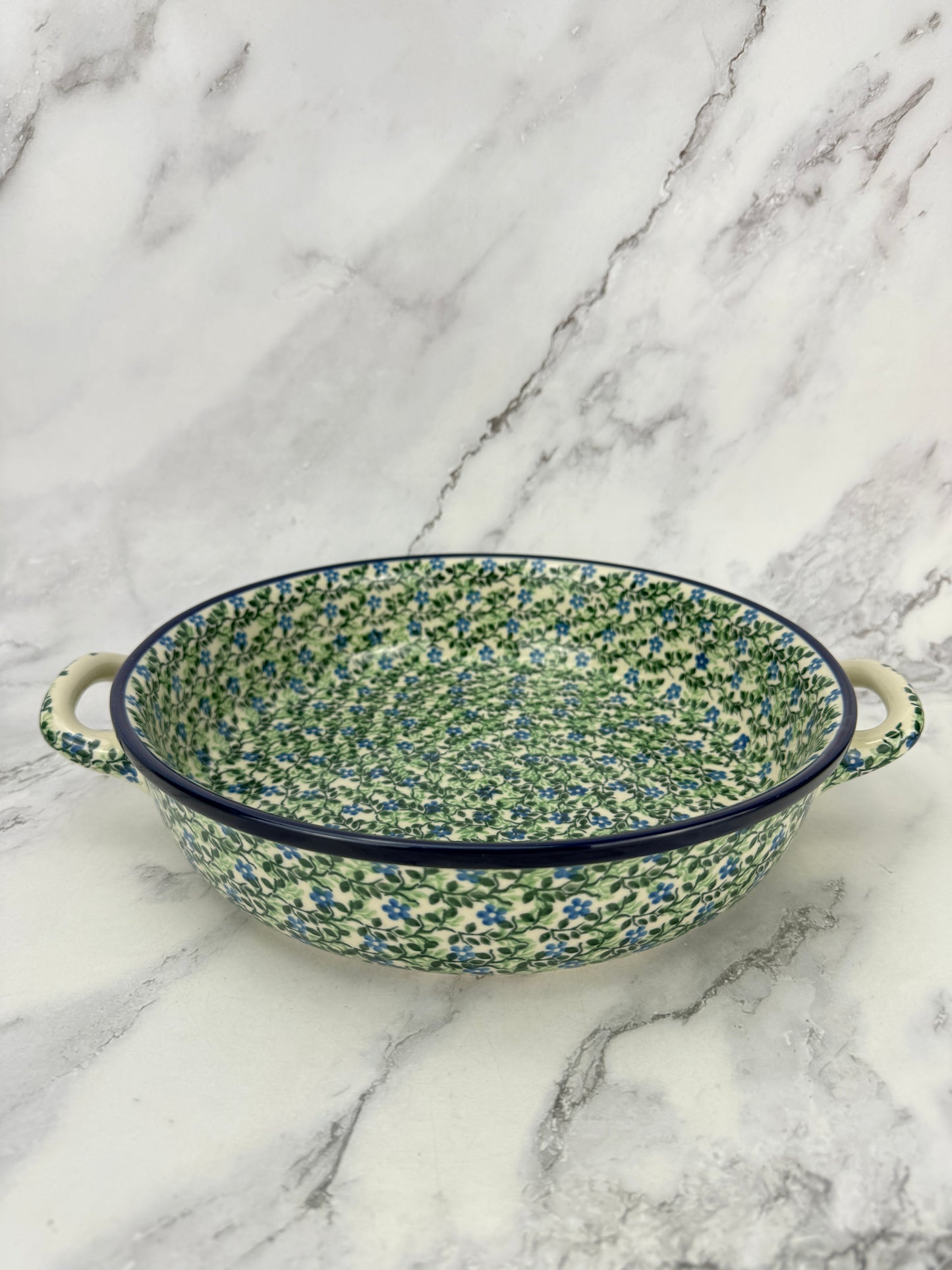 10" Round Baker With Handles - Shape 420 - Pattern 2349