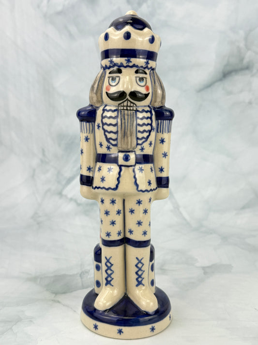 HOLIDAY SPECIAL Vena Nutcracker Figurine - Shape V618 - Blue Snowflake