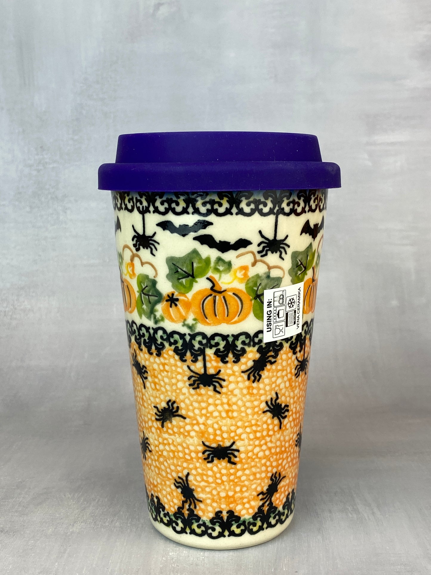 14oz Unikat Travel Mug - Shape V559 - Pumpkin Patch