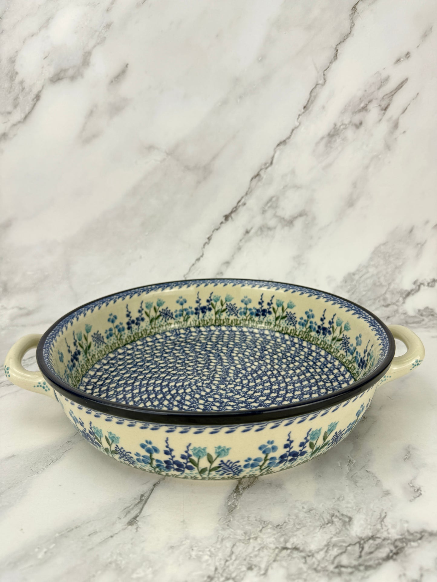10" Round Baker With Handles - Shape 420 - Pattern 2898