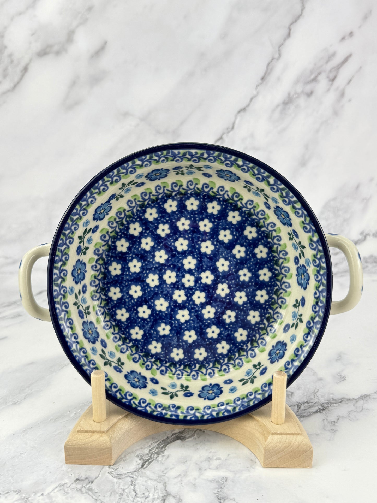 Small Round Baker with Handles - Shape C40 - Pattern 2251