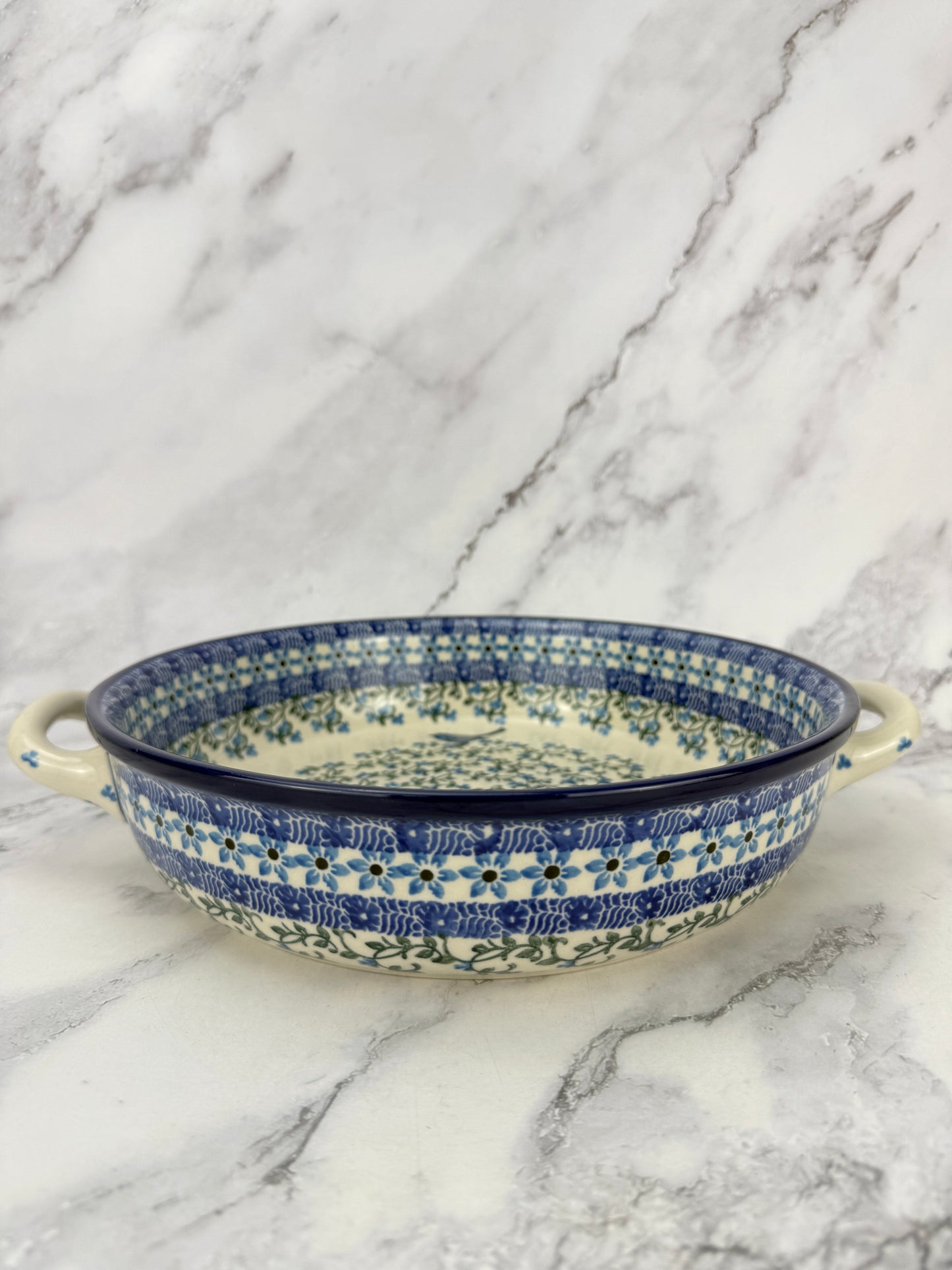10" Round Baker With Handles - Shape 420 - Pattern 1932
