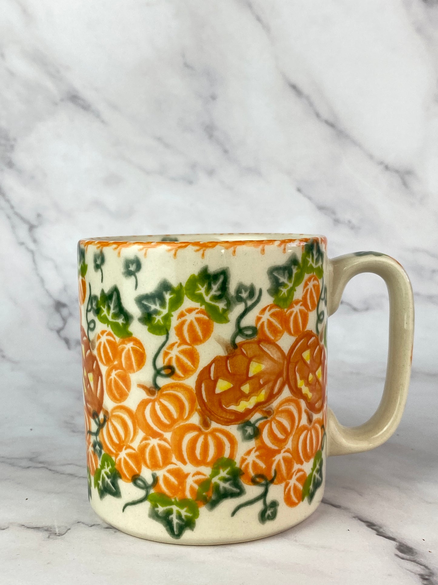 Vena Unikat 12oz Mug - Shape V055 - Jack-O-Lantern Patch