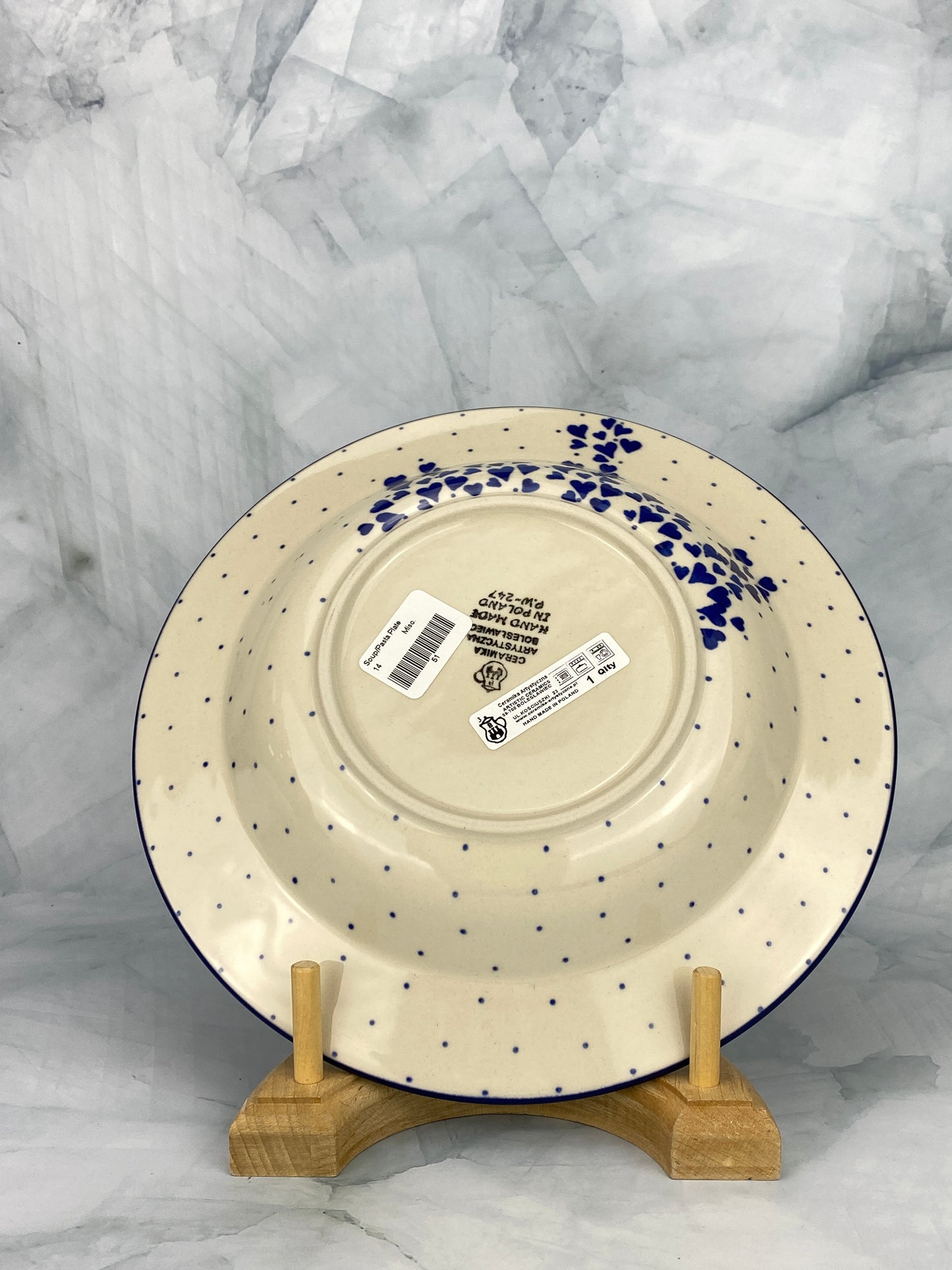 Soup / Pasta Plate - Shape 14 - Pattern 2876