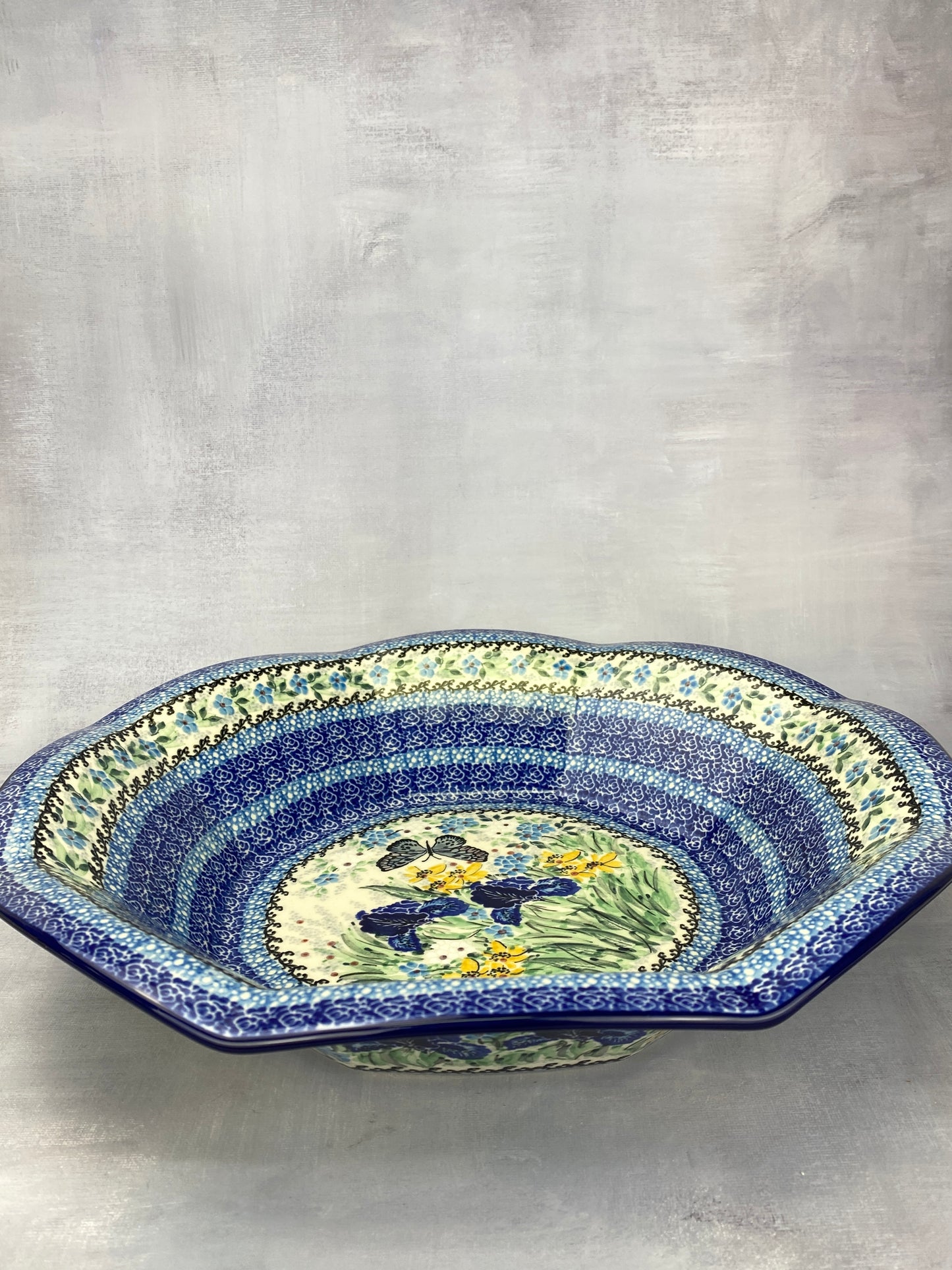 Extra Large Flared Unikat Bowl - Shape 801 - Pattern U5132