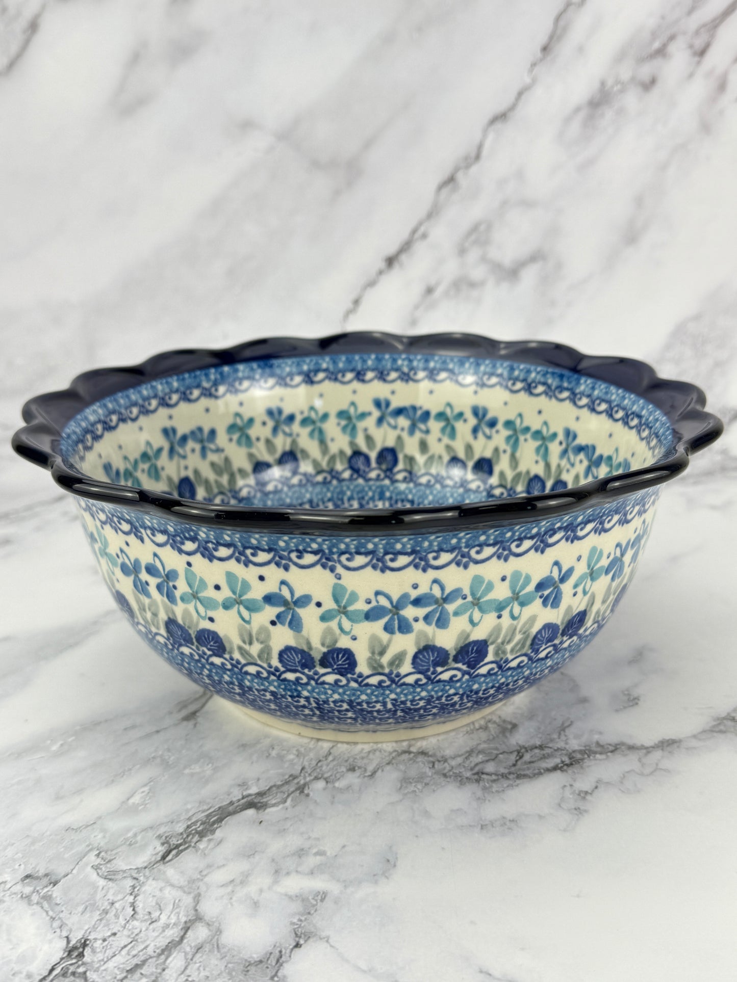 Large Ruffled Bowl - Shape 628 - Pattern 2751