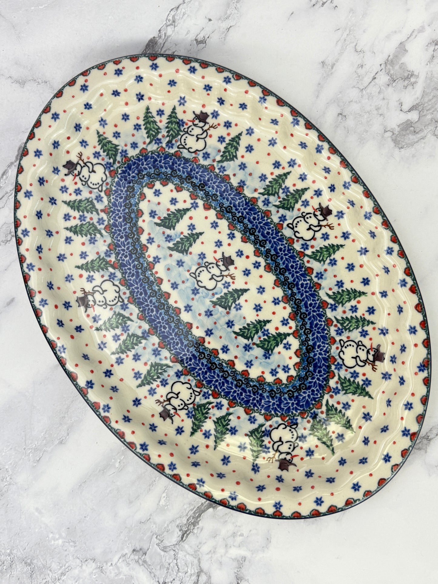 Unikat Oval Platter - Shape 614 - Pattern U4661