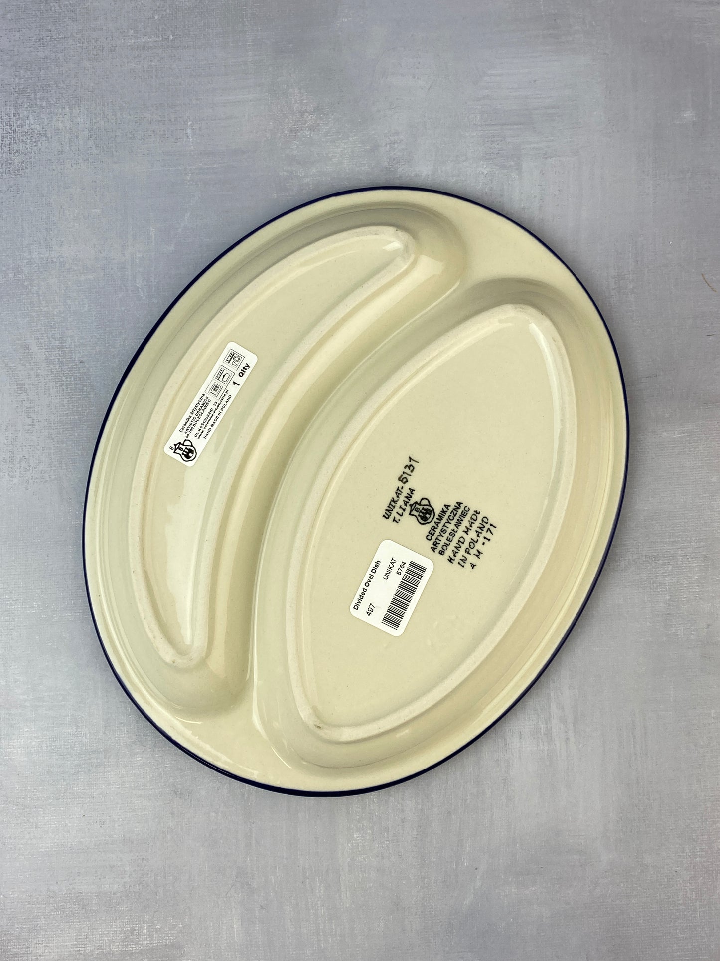 Unikat Sausage Plate - Shape 497 - Pattern U5131