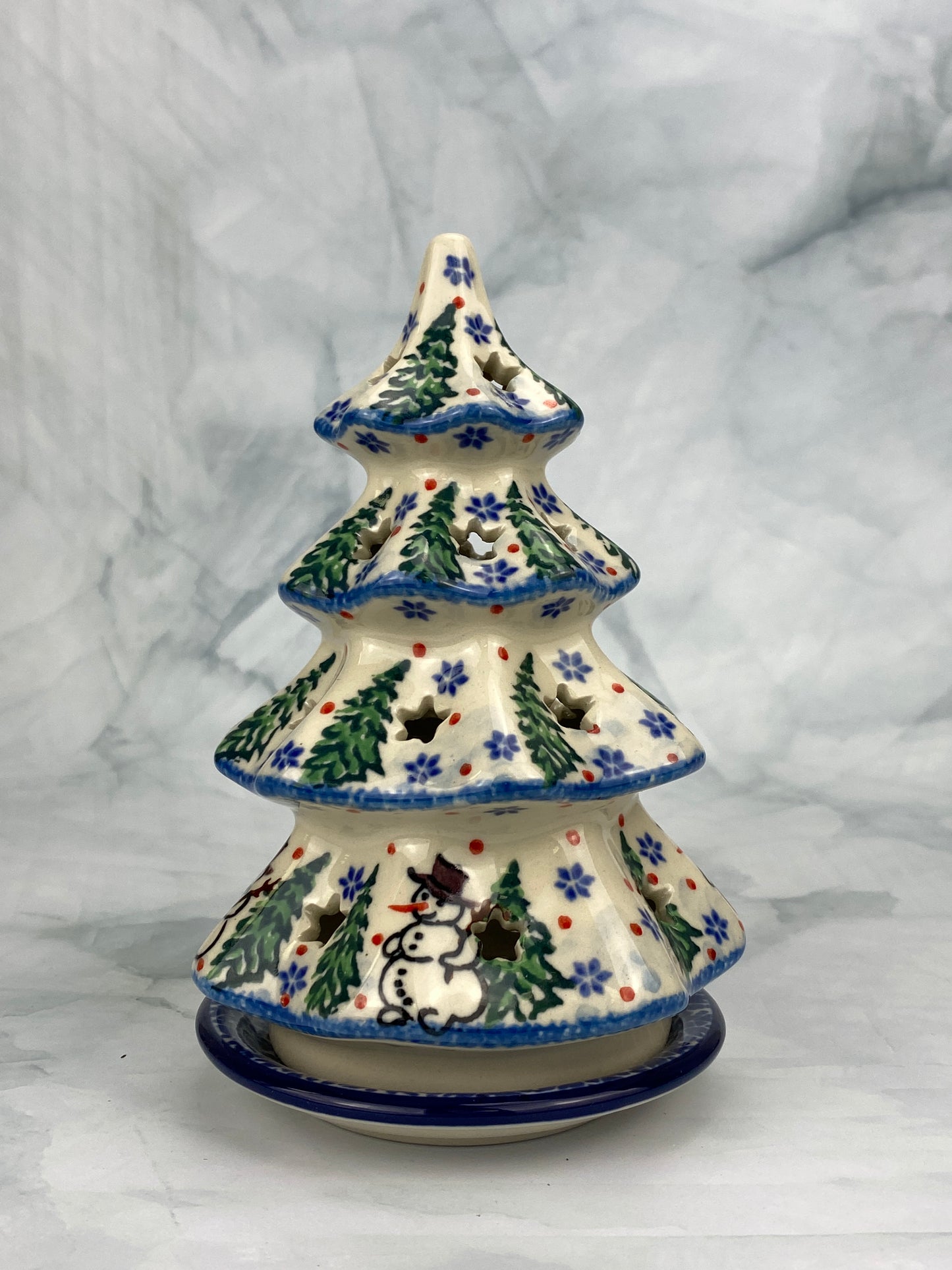 Small 6" Unikat Christmas Tree - Shape 512 - Pattern U4661