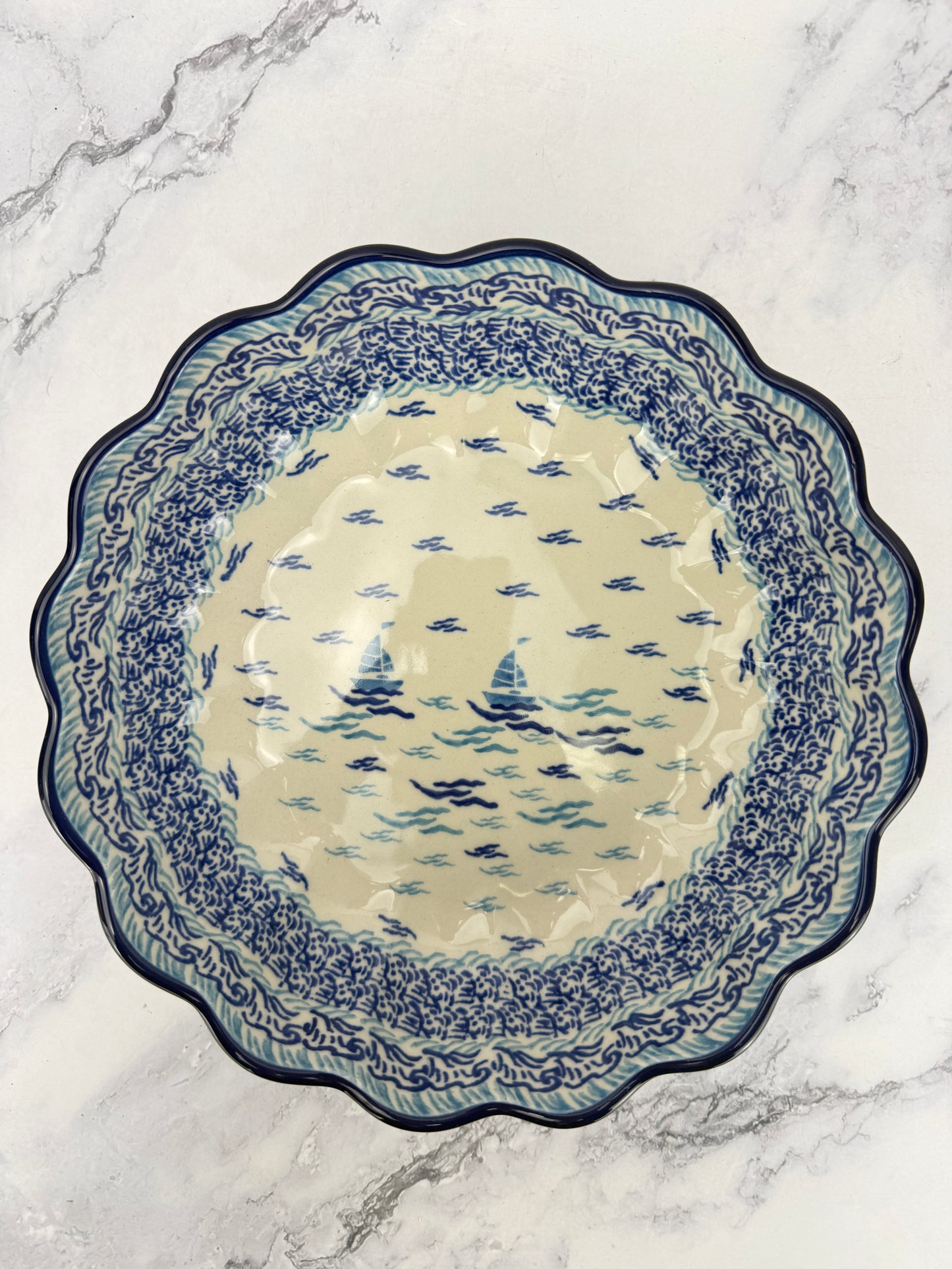 Scalloped Bowl - Shape 974 - Pattern 2932