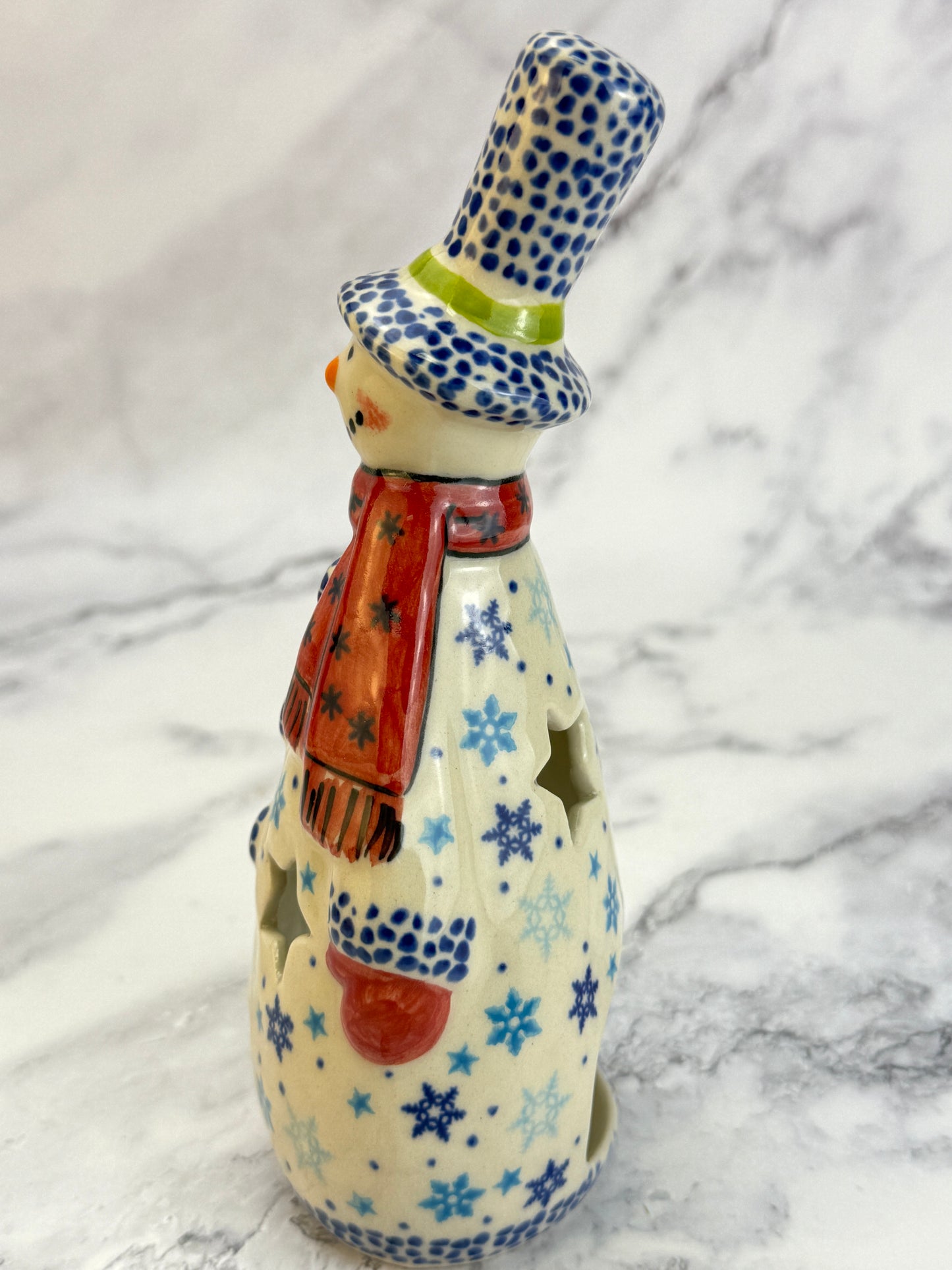 Vena Snowman With Tree - Shape V667 - Snowflake