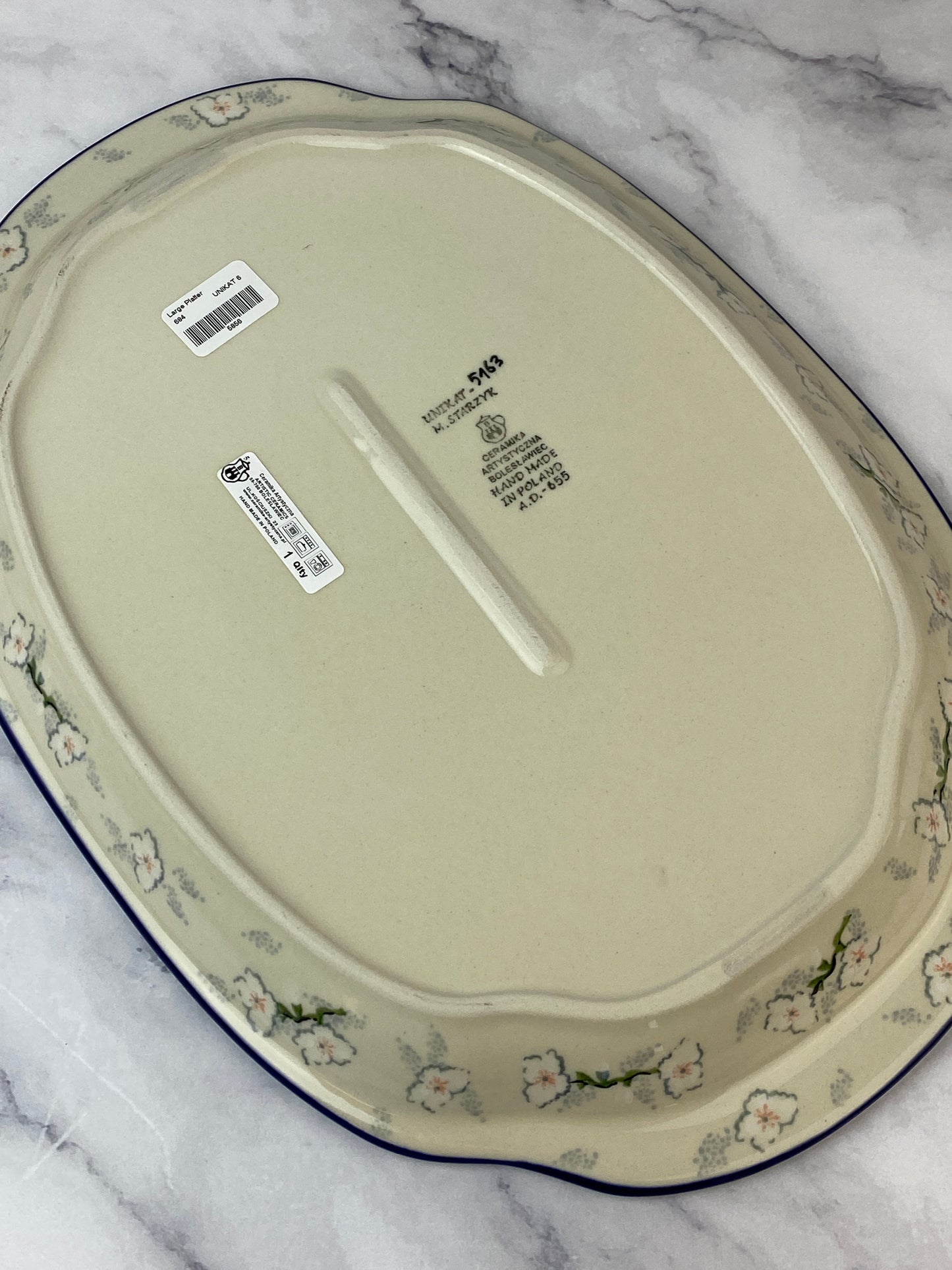 Unikat Platter With Handles - Shape 684 - Pattern U5163