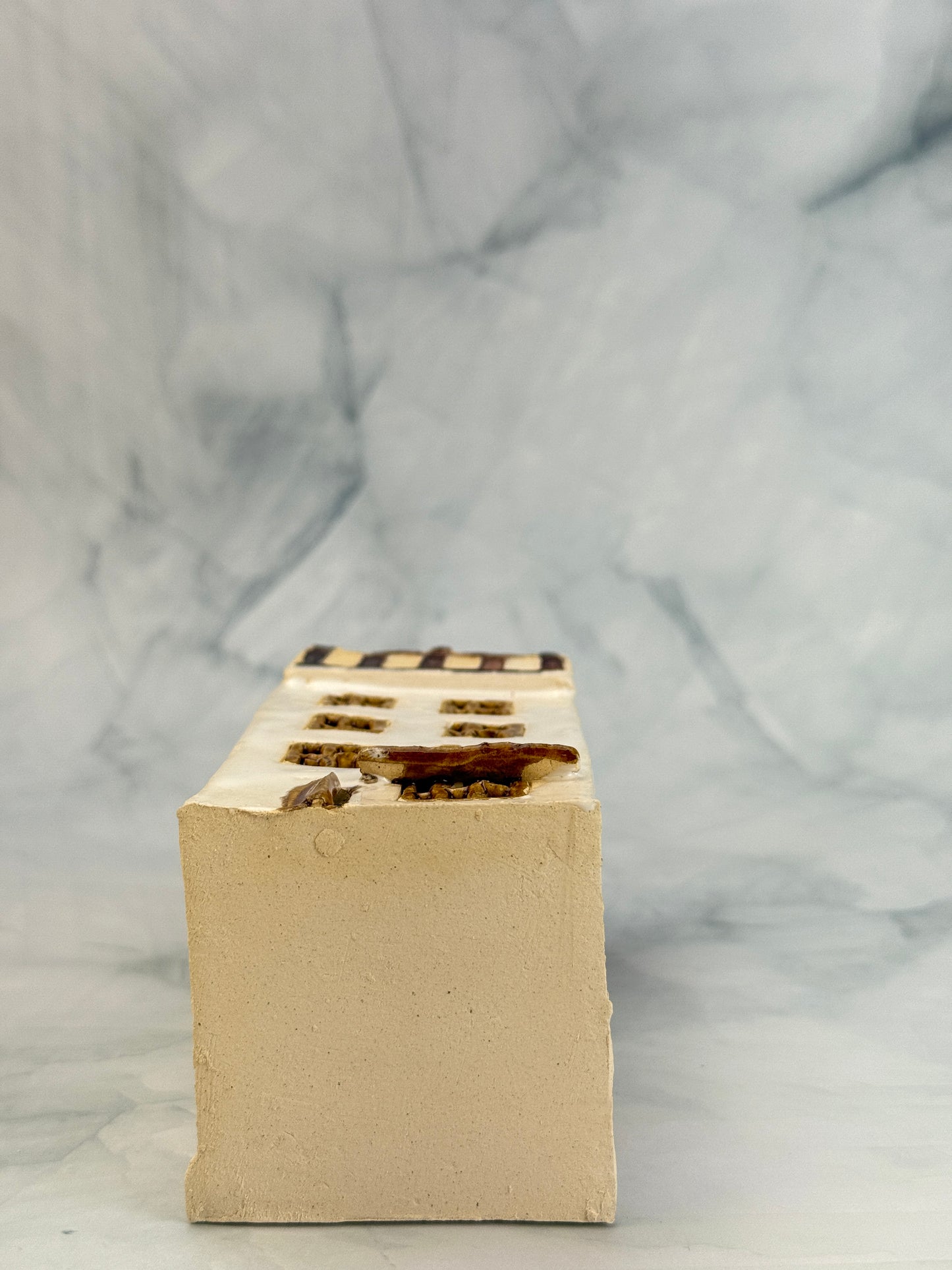 Ceramic Votive House - A