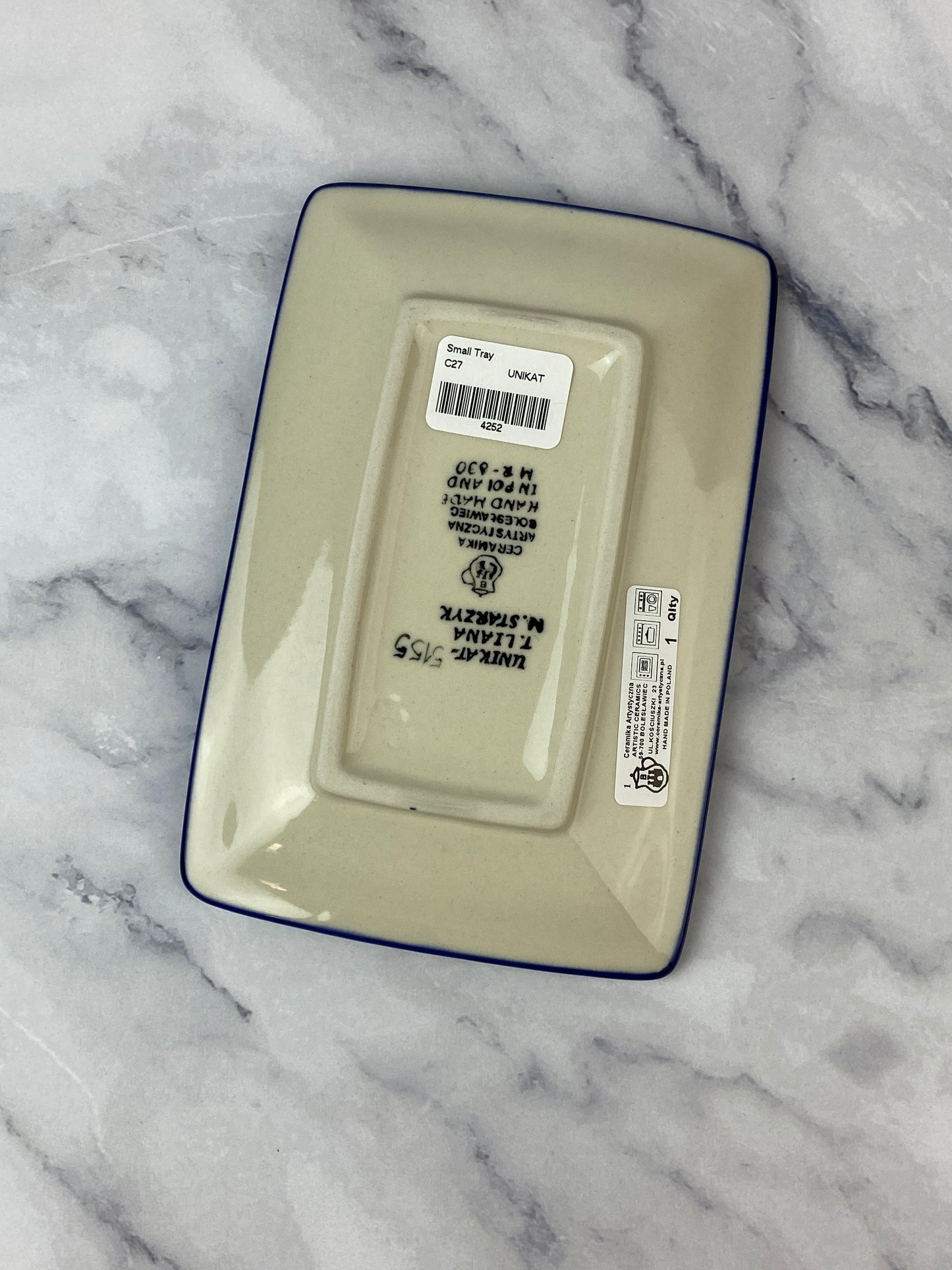 Unikat Tray - Shape C27 - Pattern U5155